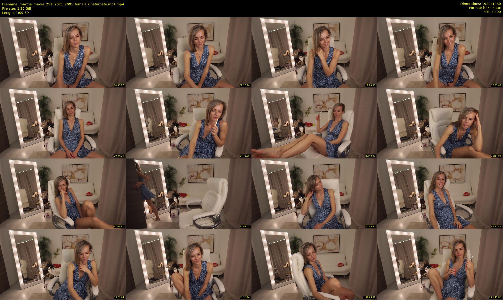 martha_mayer — 70 minute Chaturbate female cam show recording, 1080p, Oct 25, 2021