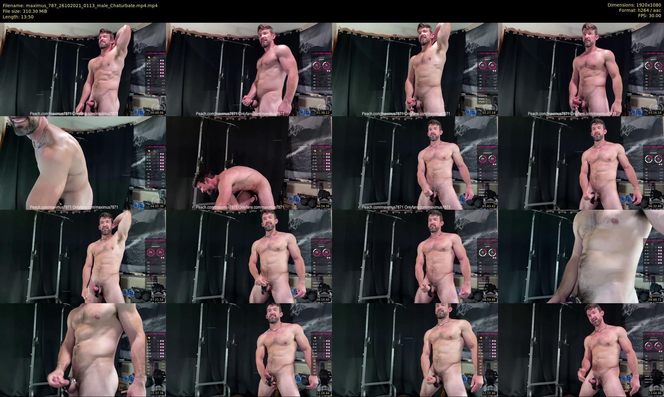 maximus_787 — 14 minute Chaturbate male cam show recording, 1080p, Oct 26, 2021