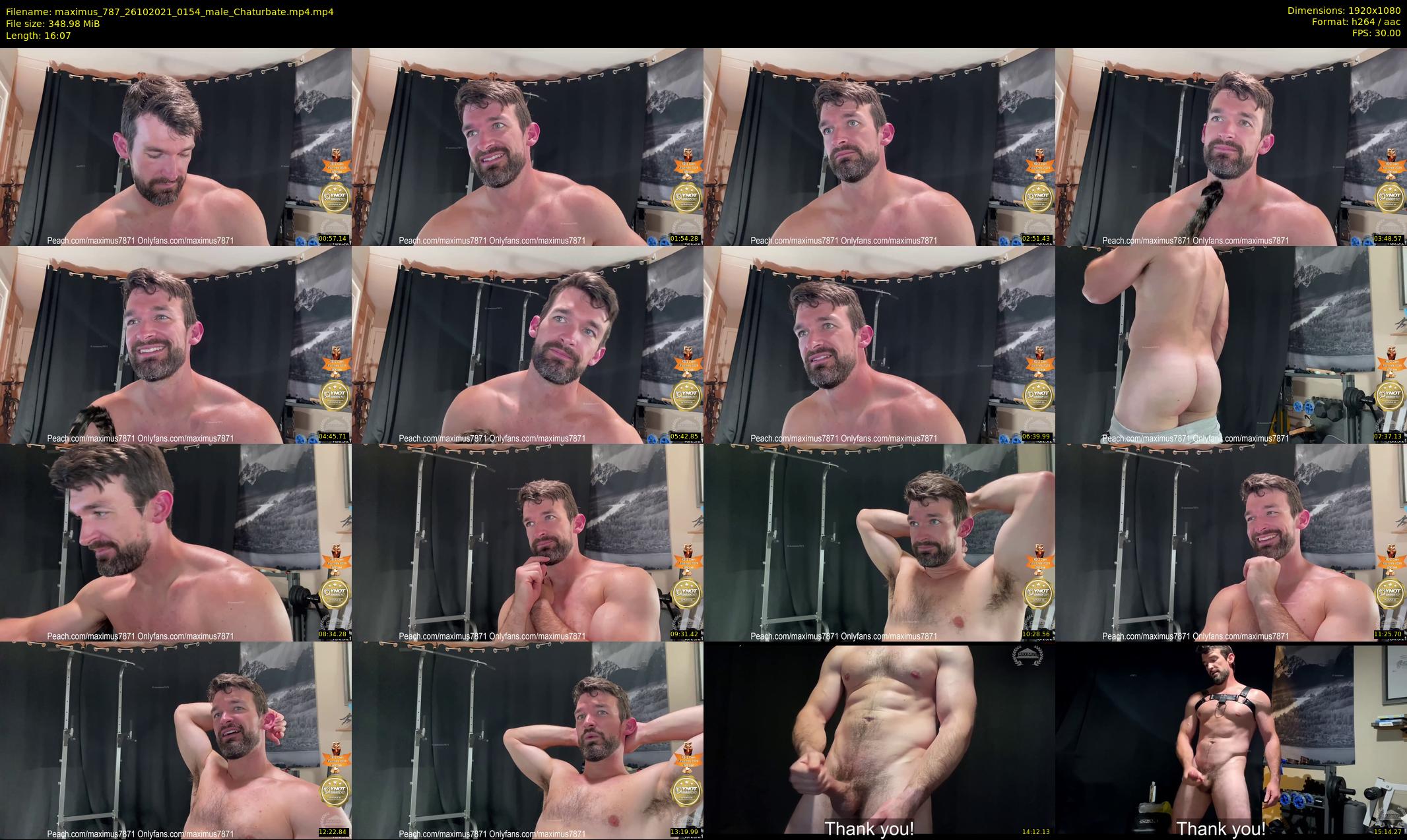 maximus_787 — 17 minute Chaturbate male cam show recording, 1080p, Oct 26, 2021