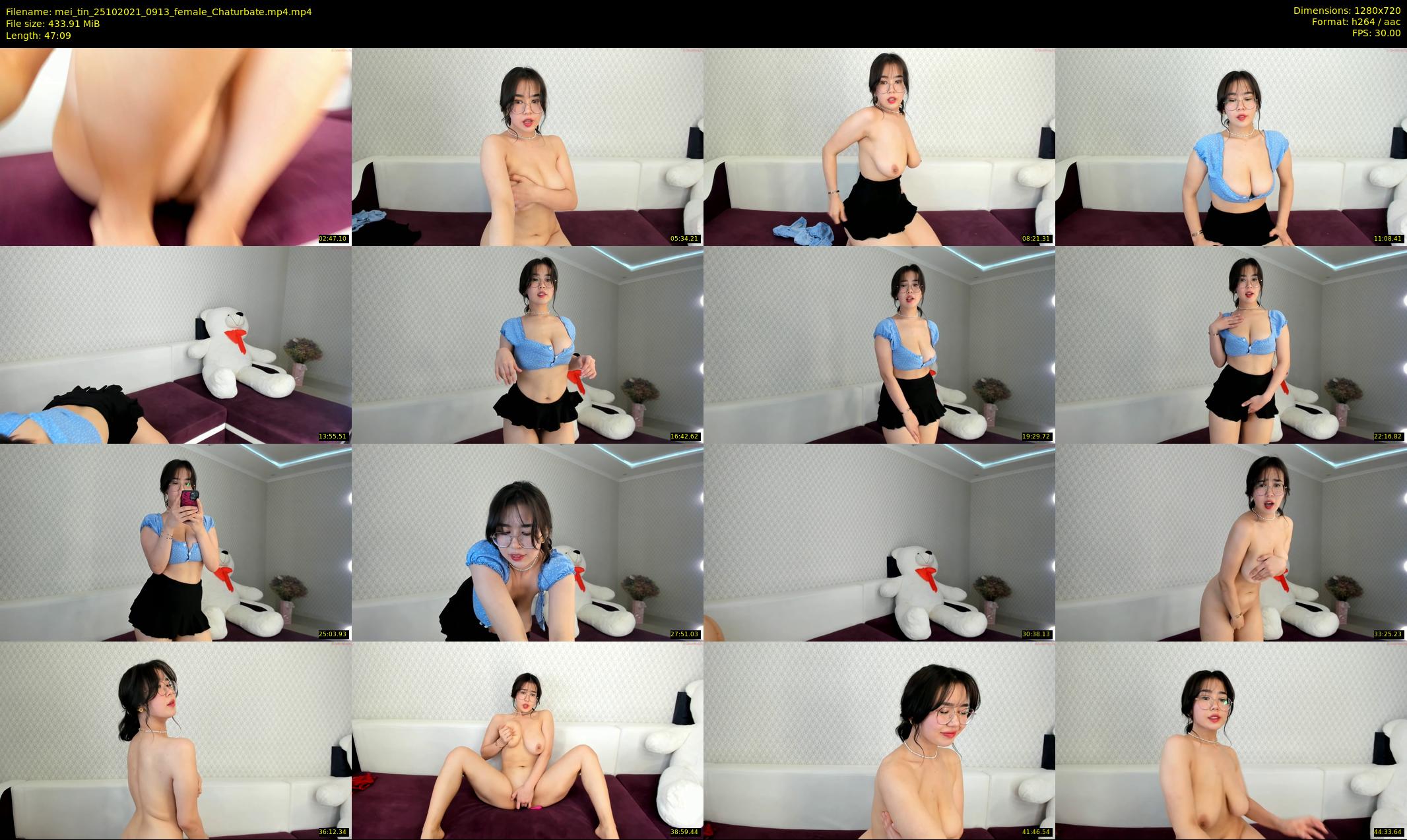 mei_tin — 48 minute Chaturbate female cam show recording, 720p, Oct 25, 2021