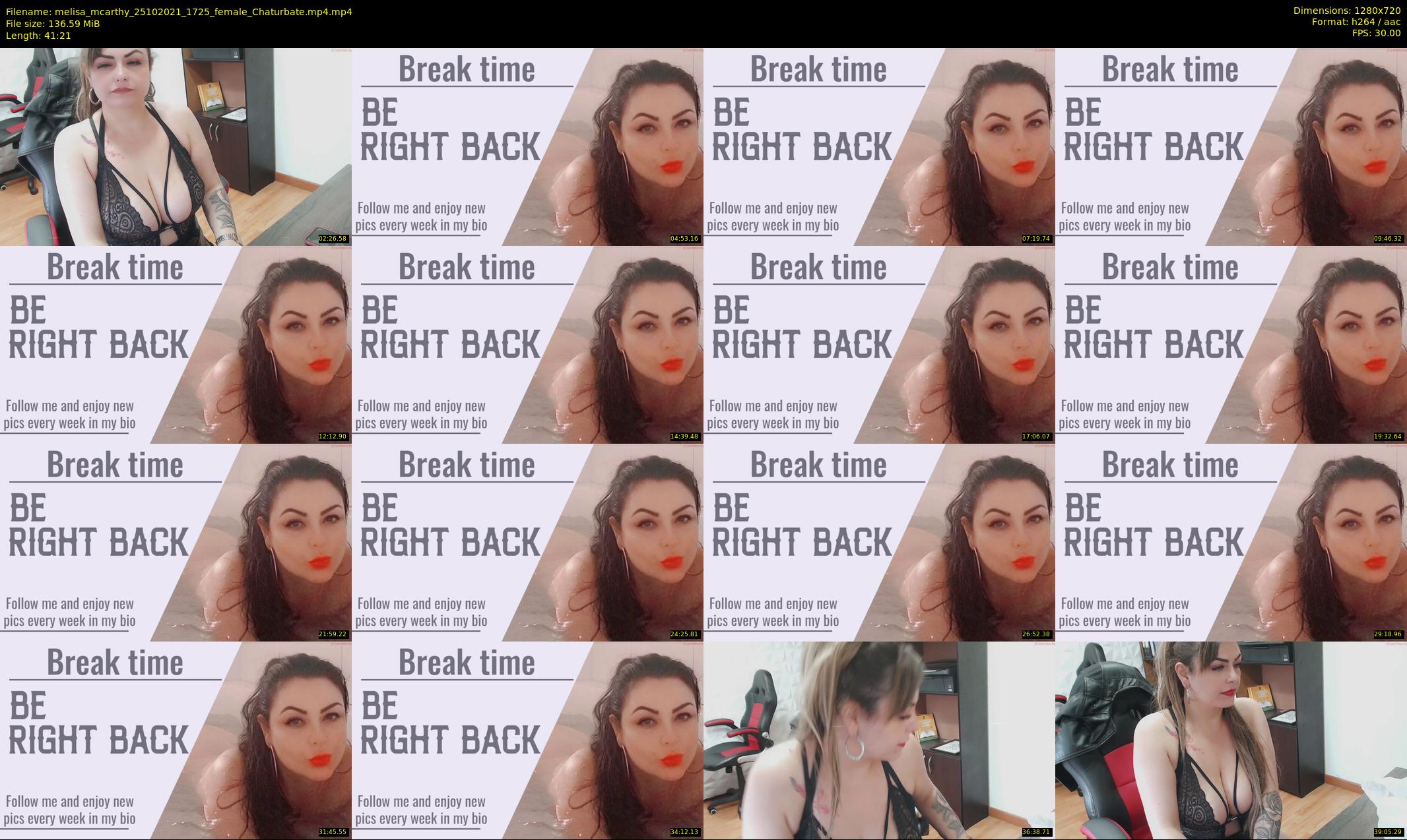 melisa_mcarthy — 42 minute Chaturbate couple cam show recording, 720p, Oct 25, 2021
