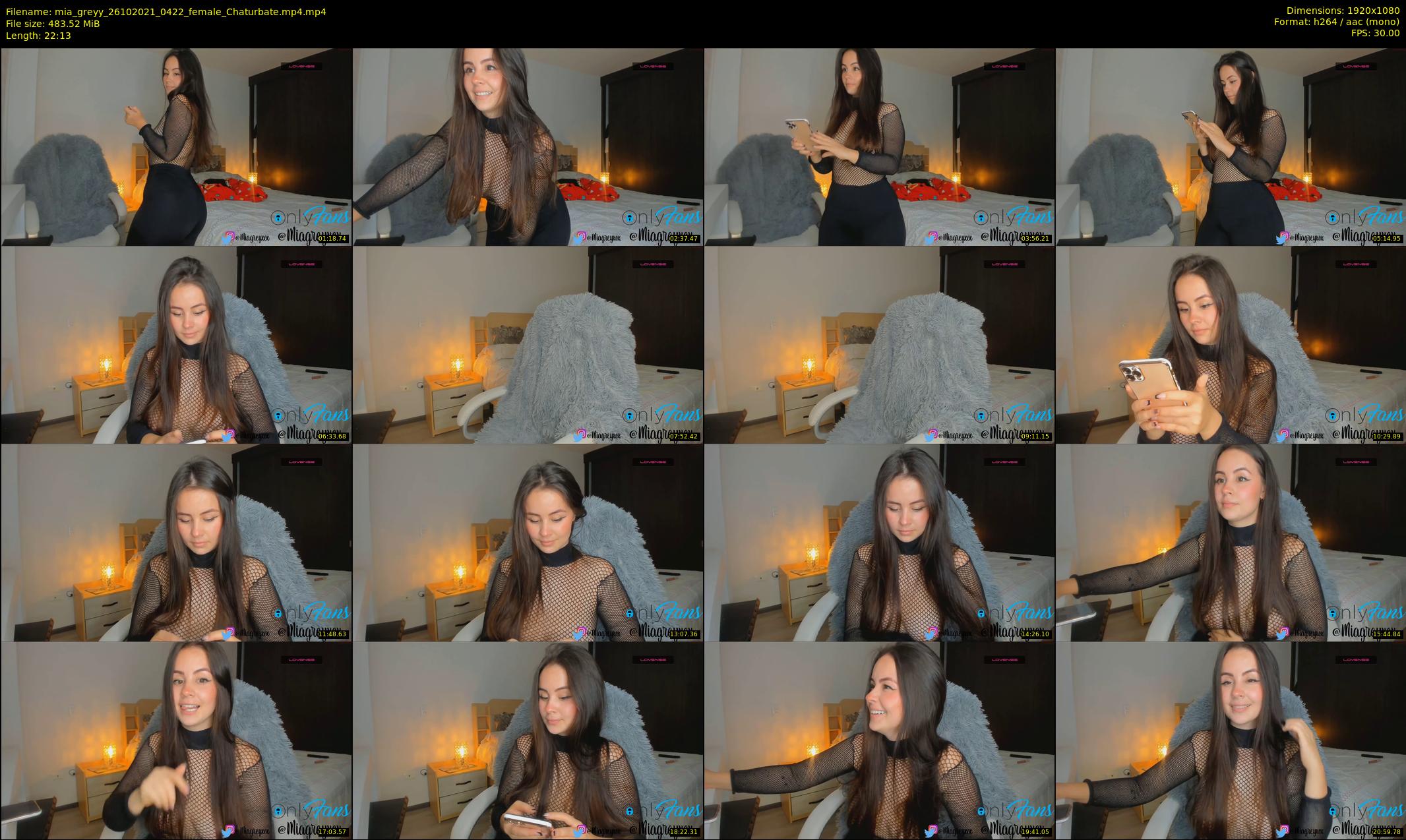 mia_greyy — 23 minute Chaturbate female cam show recording, 1080p, Oct 26, 2021