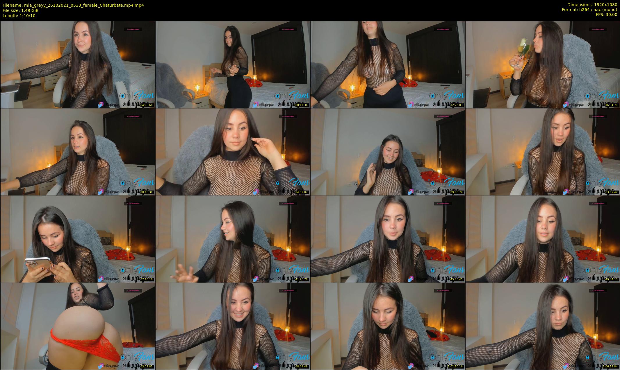 mia_greyy — 71 minute Chaturbate female cam show recording, 1080p, Oct 26, 2021