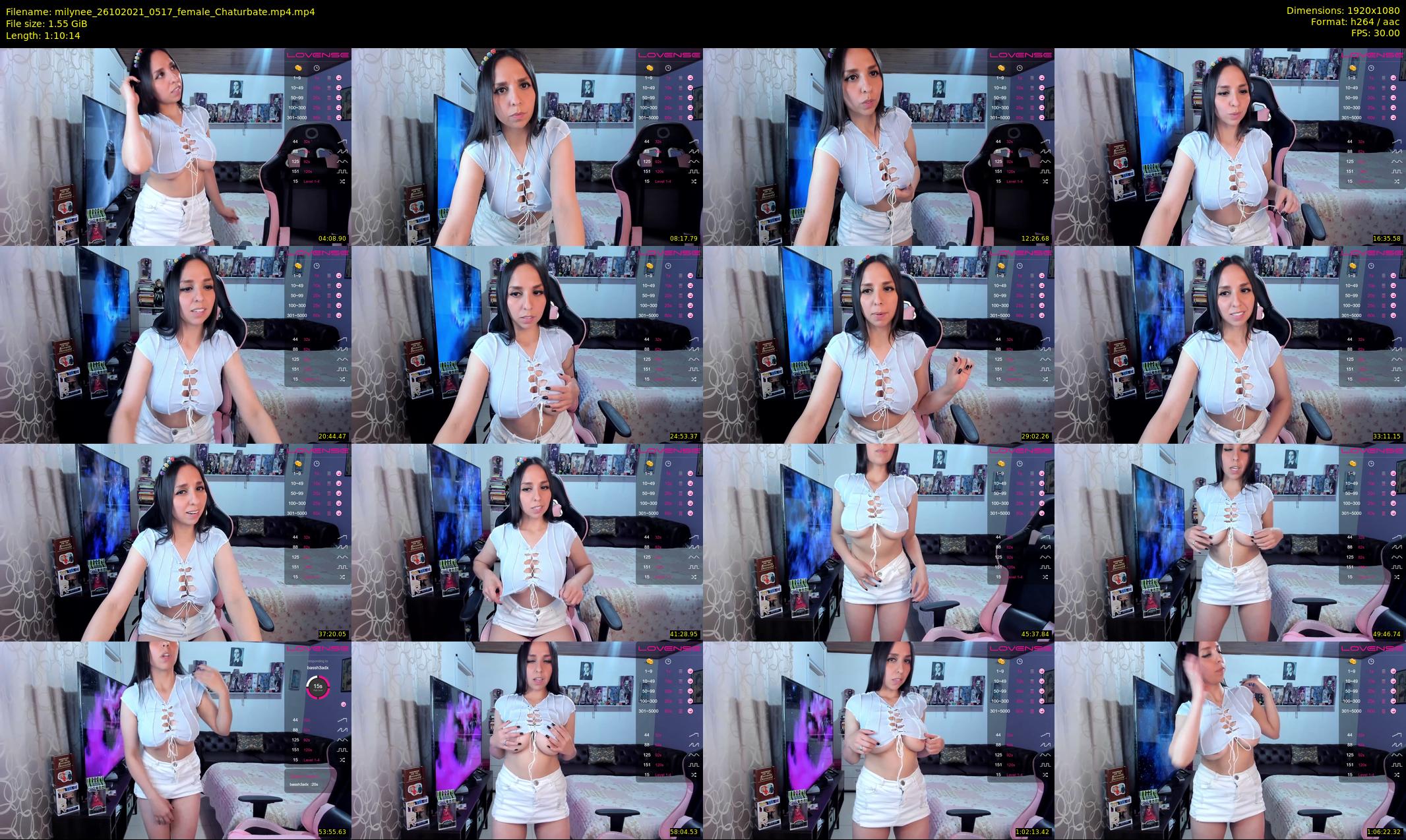 milynee — 71 minute Chaturbate female cam show recording, 1080p, Oct 26, 2021