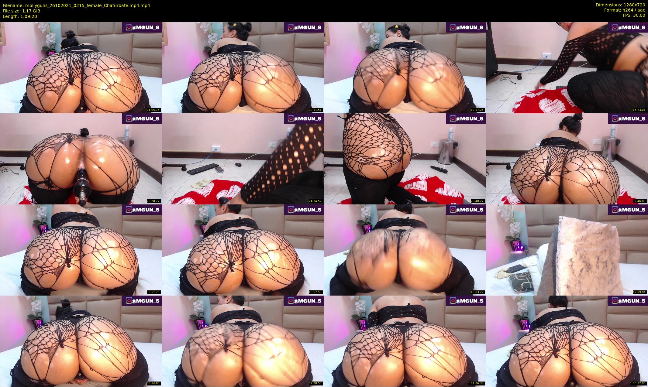mollyguns — 70 minute Chaturbate female cam show recording, 720p, Oct 26, 2021