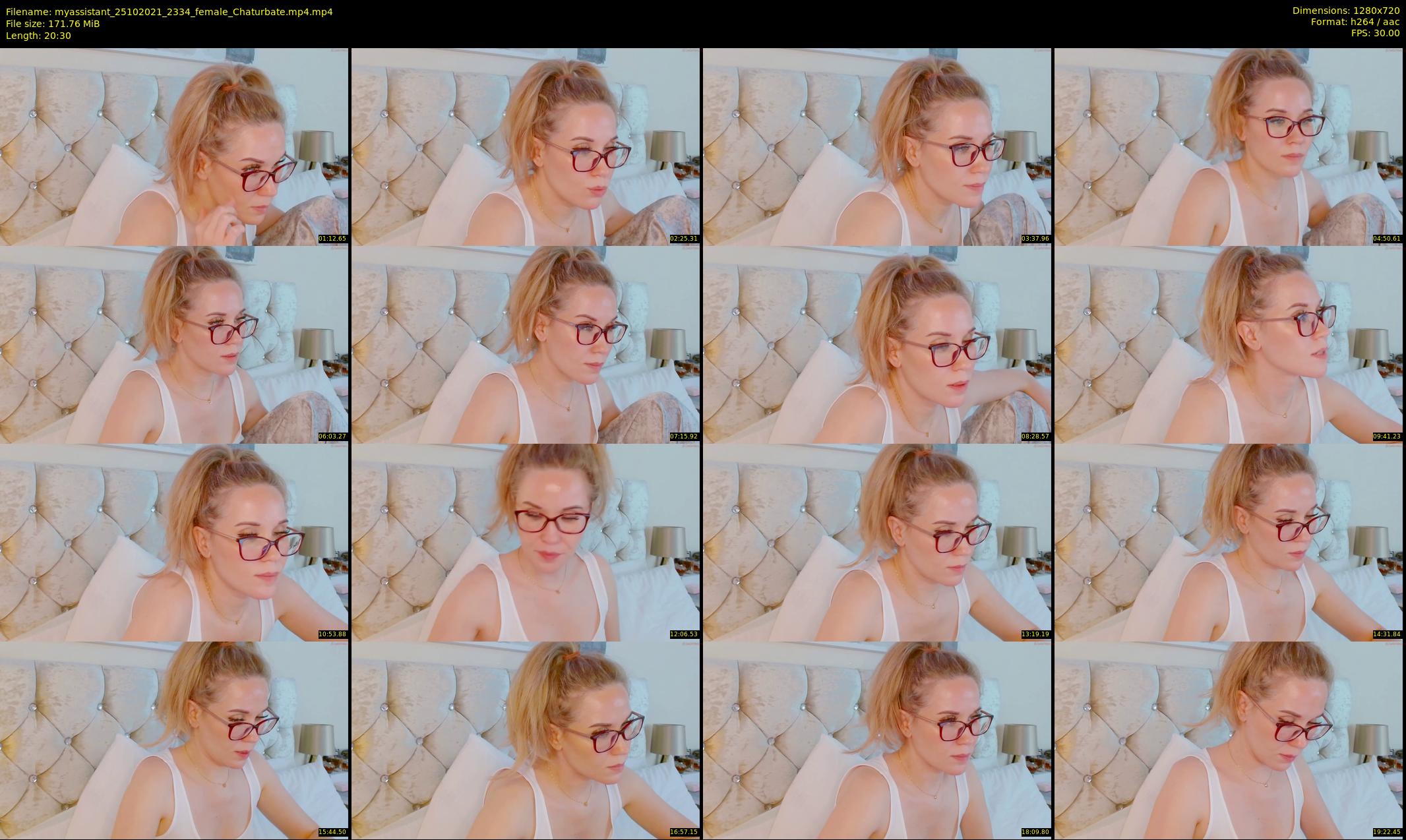 myassistant — 21 minute Chaturbate female cam show recording, 720p, Oct 25, 2021