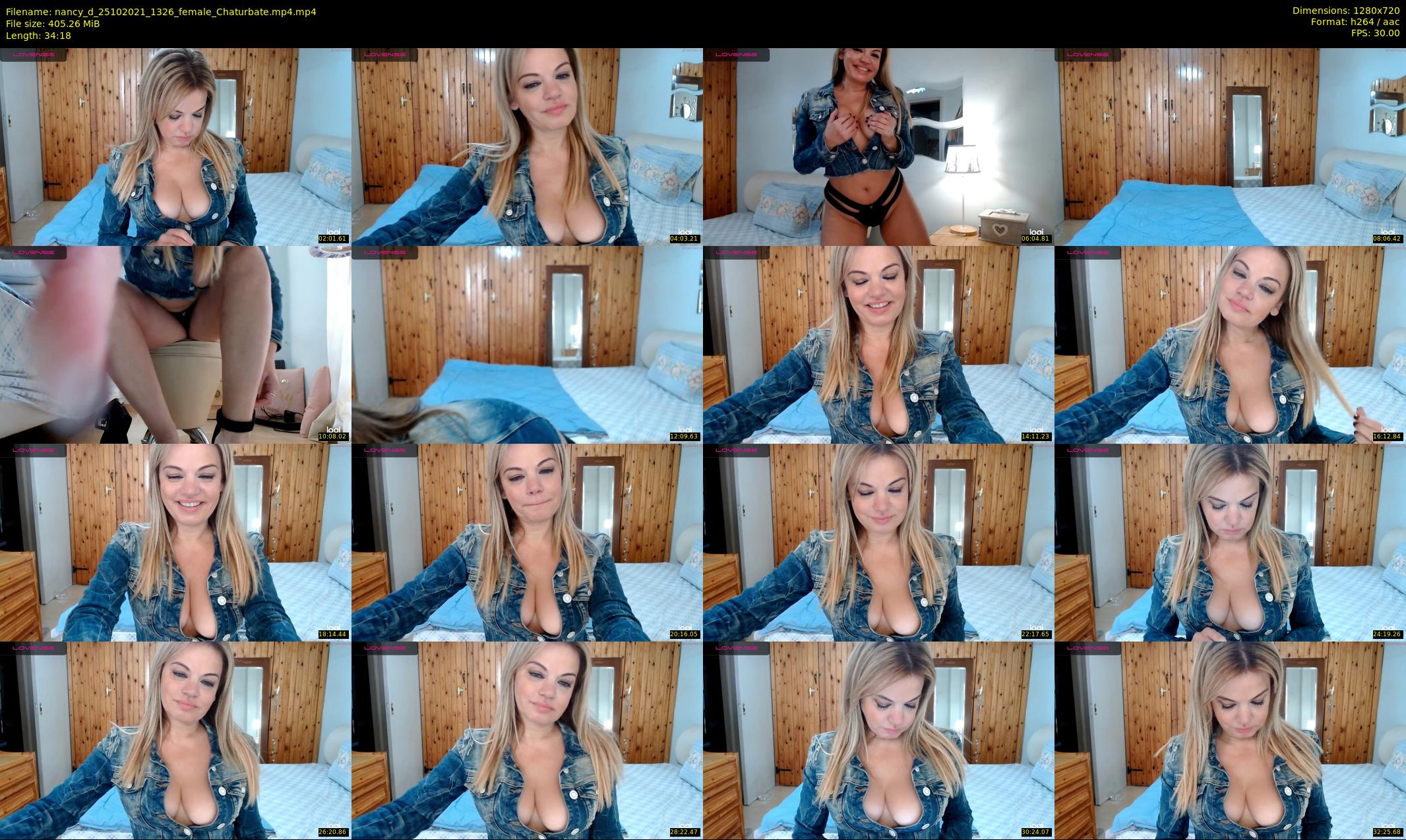 nancy_d — 35 minute Chaturbate female cam show recording, 720p, Oct 25, 2021