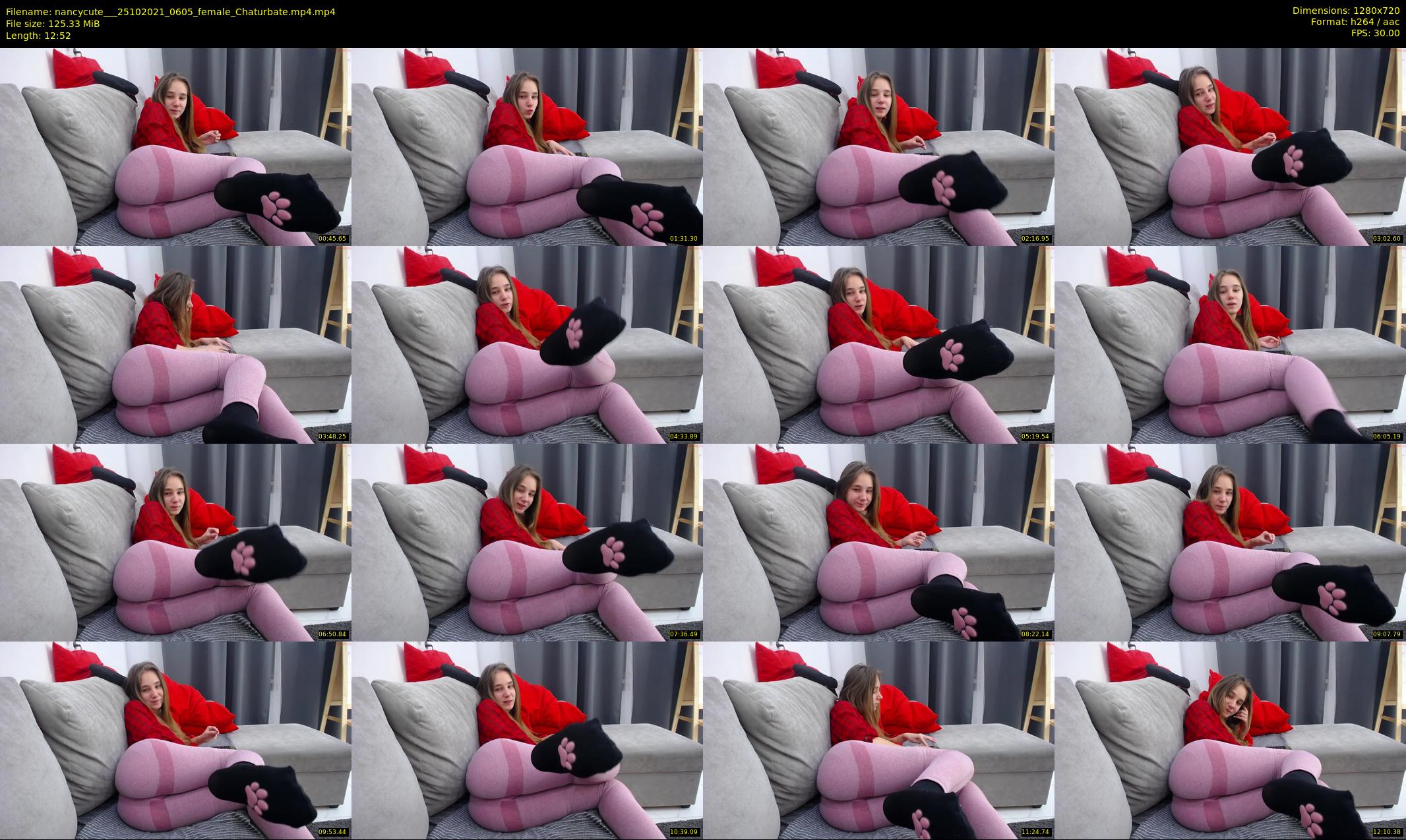 nancycute__ — 13 minute Chaturbate female cam show recording, 720p, Oct 25, 2021