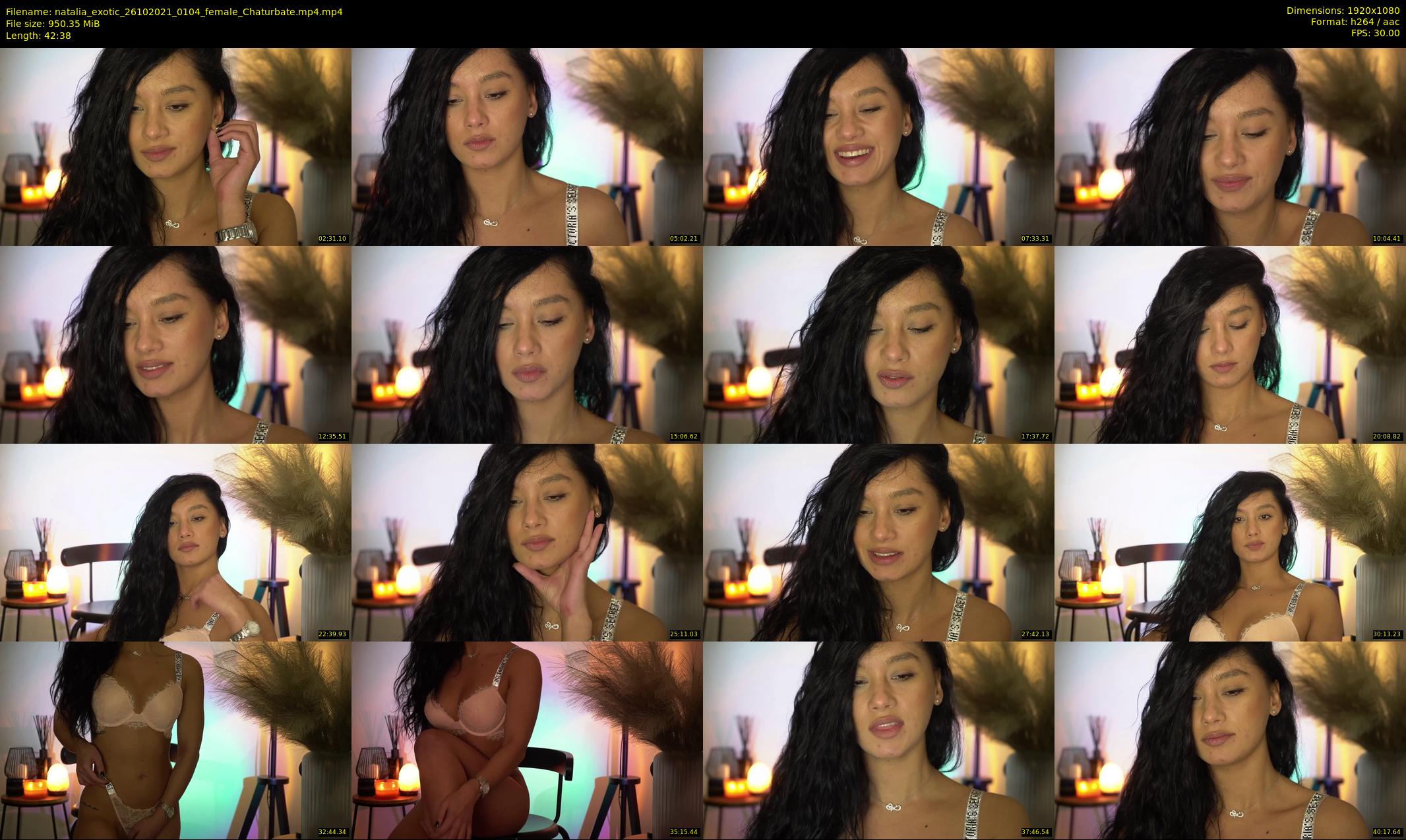 natalia_exotic — 43 minute Chaturbate female cam show recording, 1080p, Oct 26, 2021