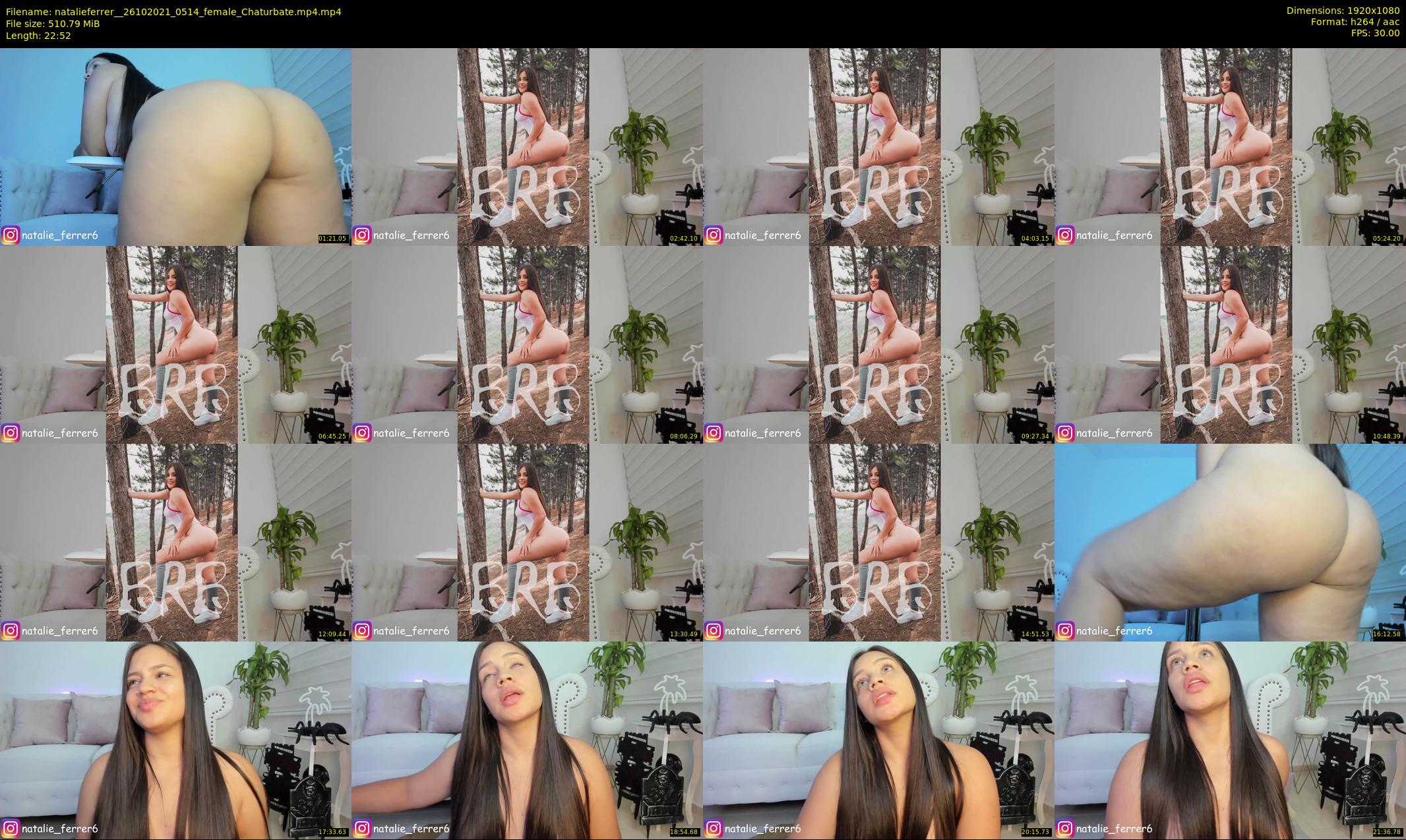 natalieferrer_ — 23 minute Chaturbate female cam show recording, 1080p, Oct 26, 2021
