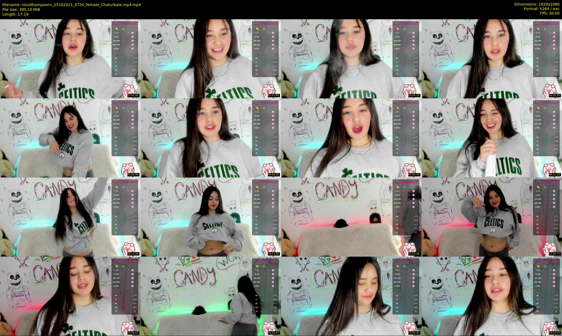 nicolthompsonn — 18 minute Chaturbate female cam show recording, 1080p, Oct 25, 2021