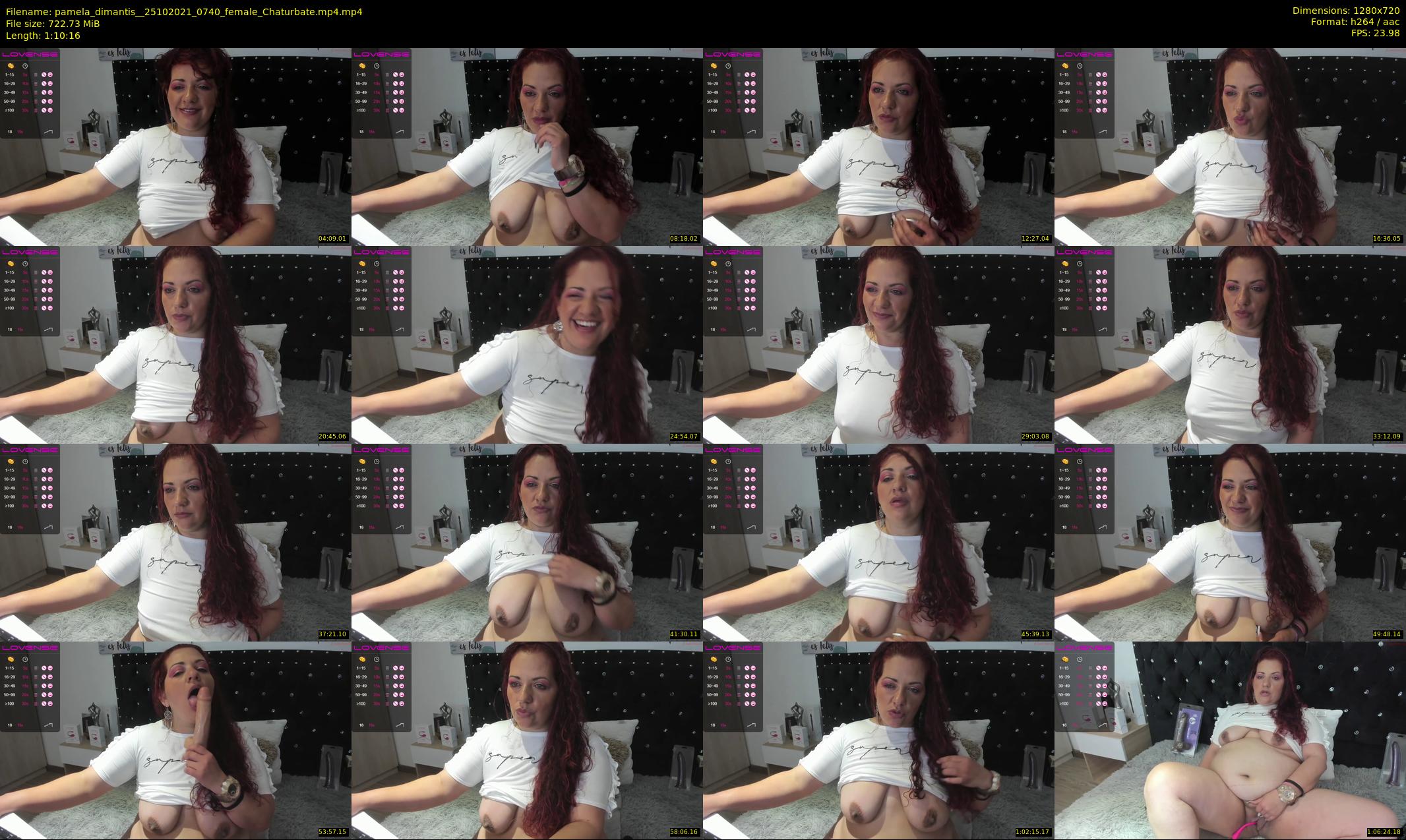 pamela_dimantis_ — 71 minute Chaturbate female cam show recording, 720p, Oct 25, 2021