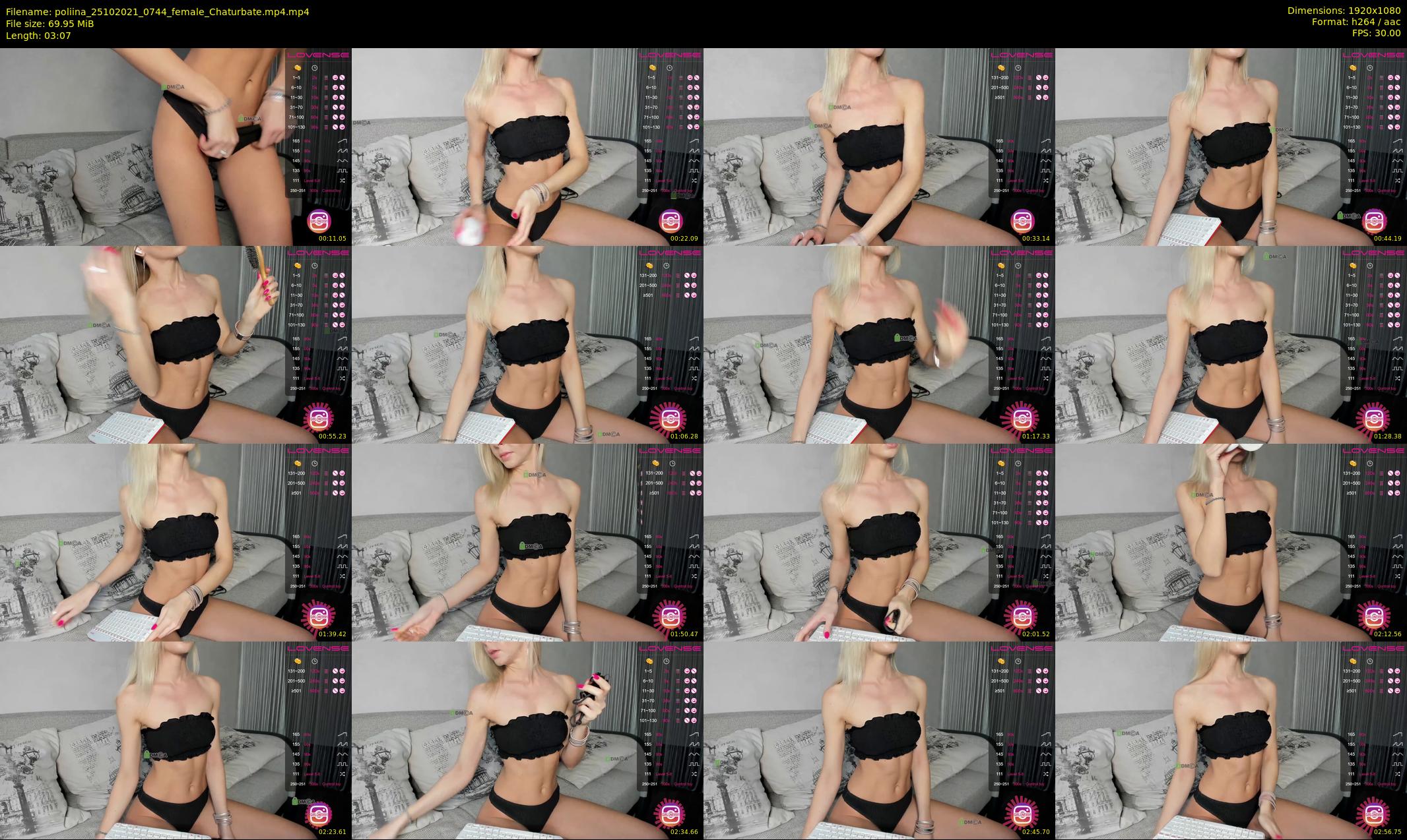 poliina — 4 minute Chaturbate female cam show recording, 1080p, Oct 25, 2021