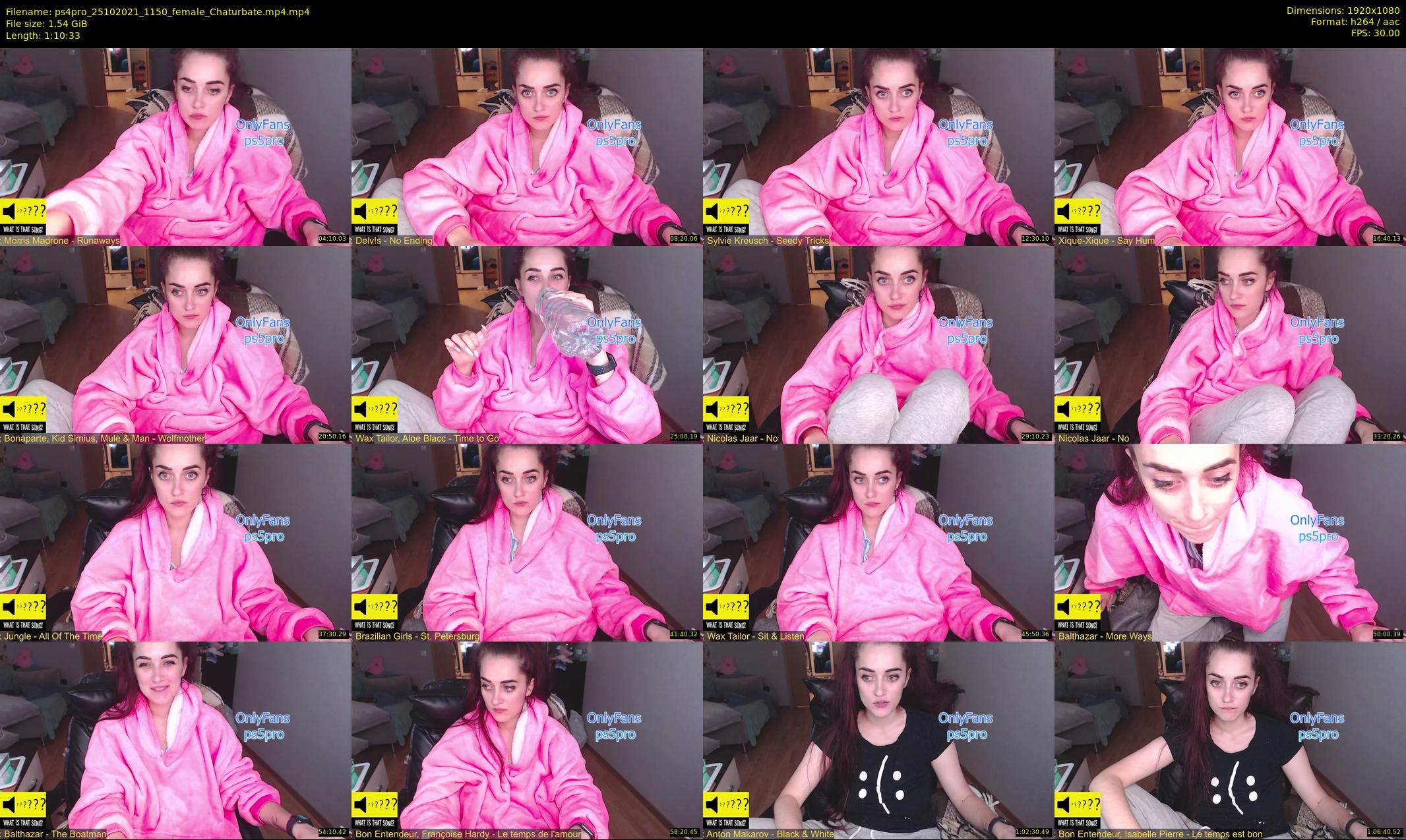 ps4pro — 71 minute Chaturbate female cam show recording, 1080p, Oct 25, 2021