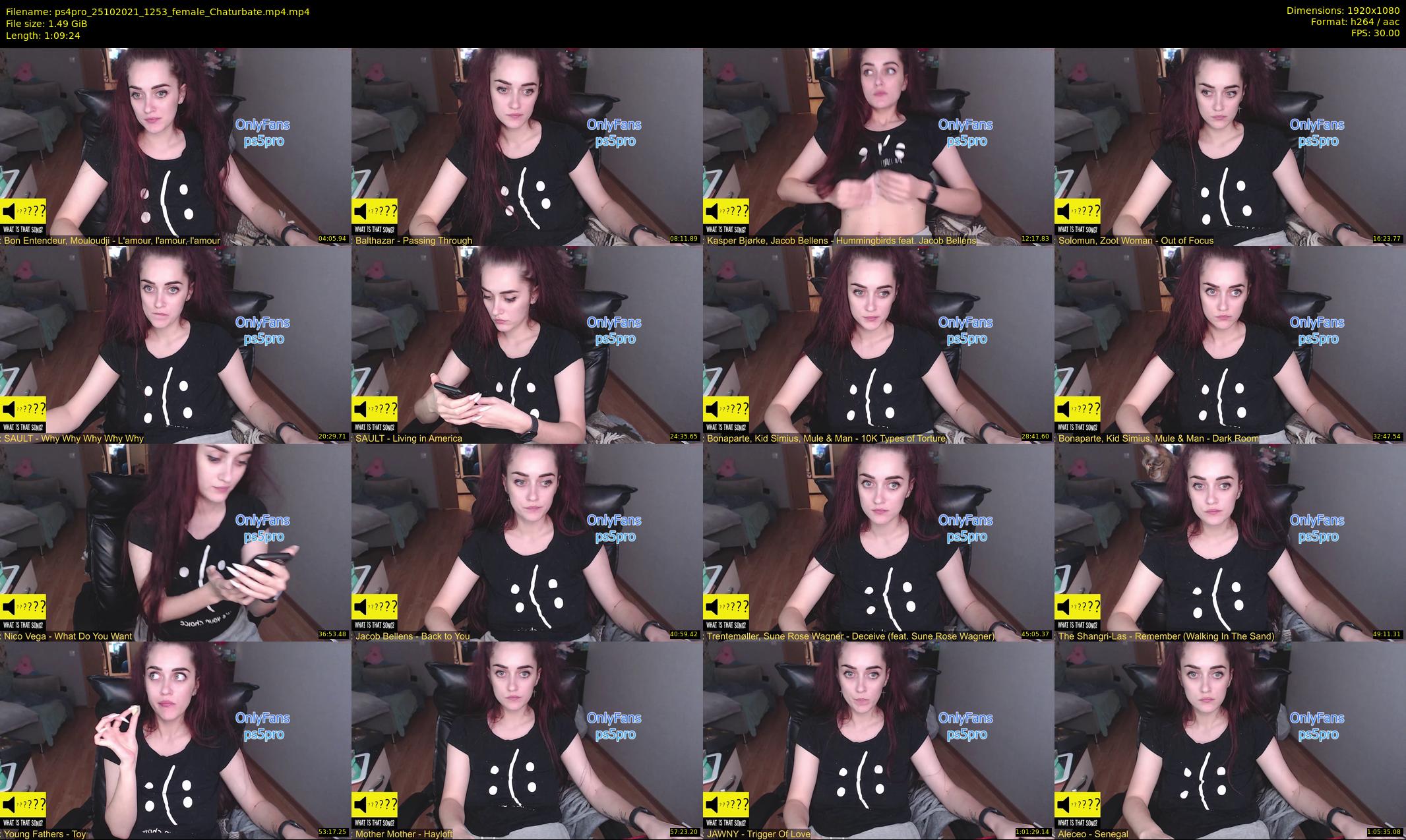 ps4pro — 70 minute Chaturbate female cam show recording, 1080p, Oct 25, 2021