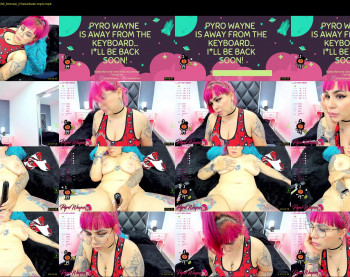 pyrowayne — 77 minute Chaturbate female cam show recording, 1080p, Oct 26, 2021