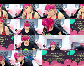 pyrowayne — 67 minute Chaturbate female cam show recording, 1080p, Oct 26, 2021