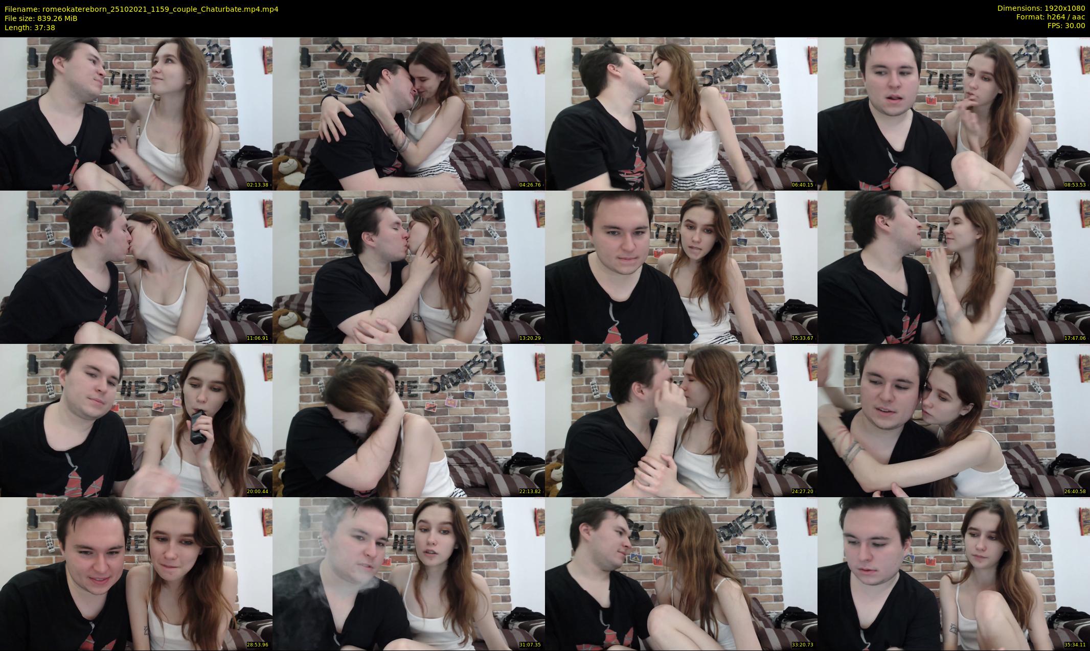 romeokatereborn — 38 minute Chaturbate couple cam show recording, 1080p, Oct 25, 2021