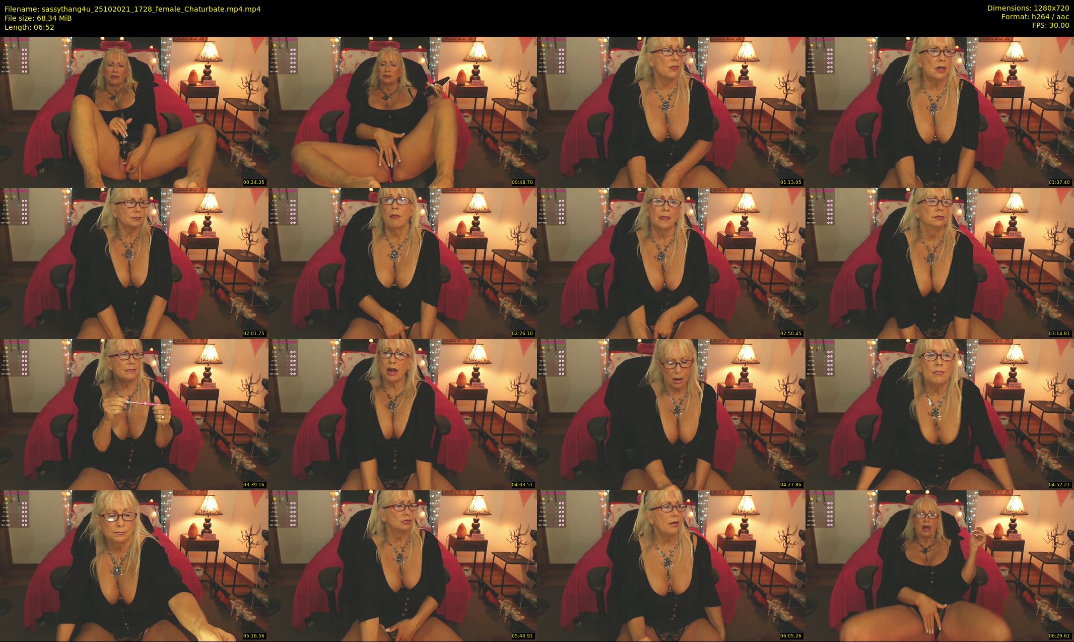 sassythang4u — 7 minute Chaturbate female cam show recording, 720p, Oct 25, 2021