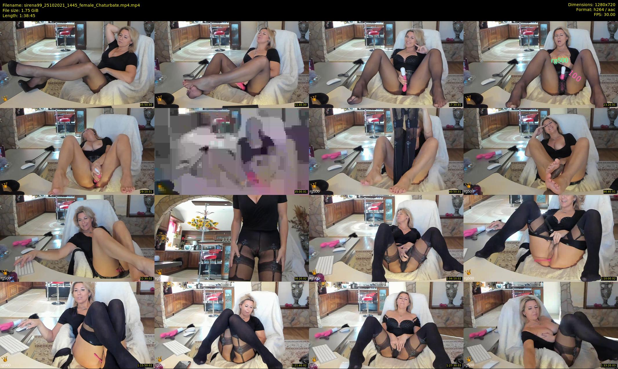 sirena99 — 99 minute Chaturbate female cam show recording, 720p, Oct 25, 2021