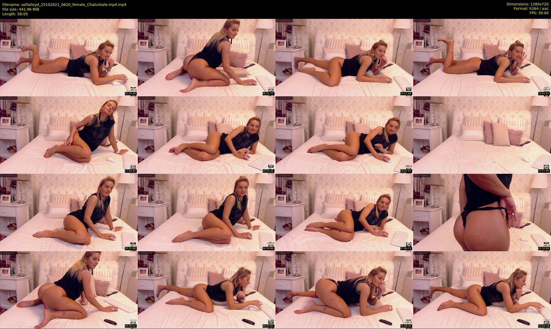 sofialloyd — 59 minute Chaturbate female cam show recording, 720p, Oct 25, 2021
