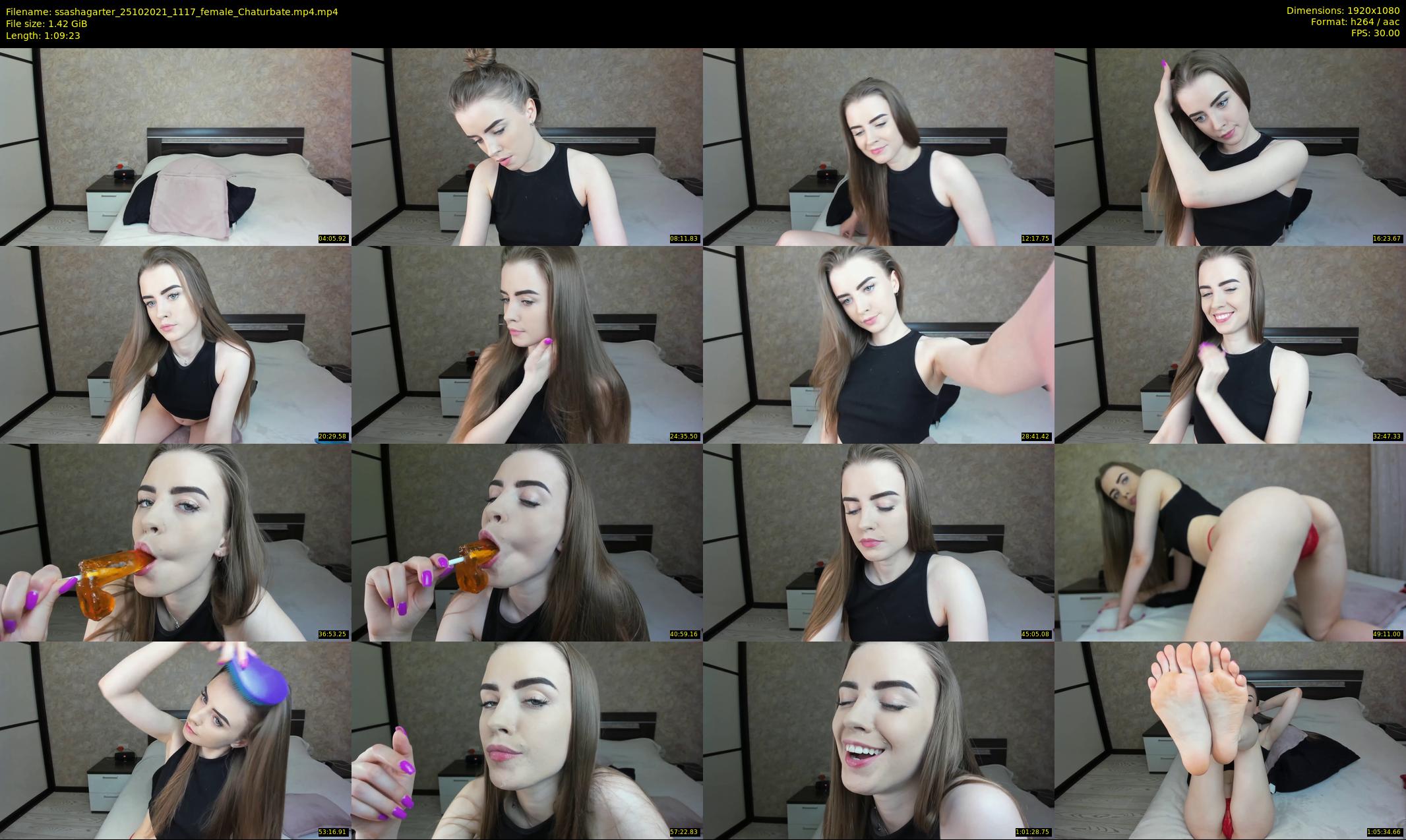 ssashagarter — 70 minute Chaturbate female cam show recording, 1080p, Oct 25, 2021