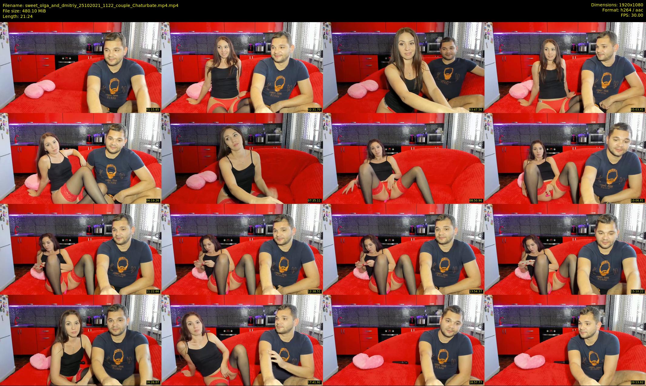 sweet_olga_and_dmitriy — 22 minute Chaturbate couple cam show recording, 1080p, Oct 25, 2021