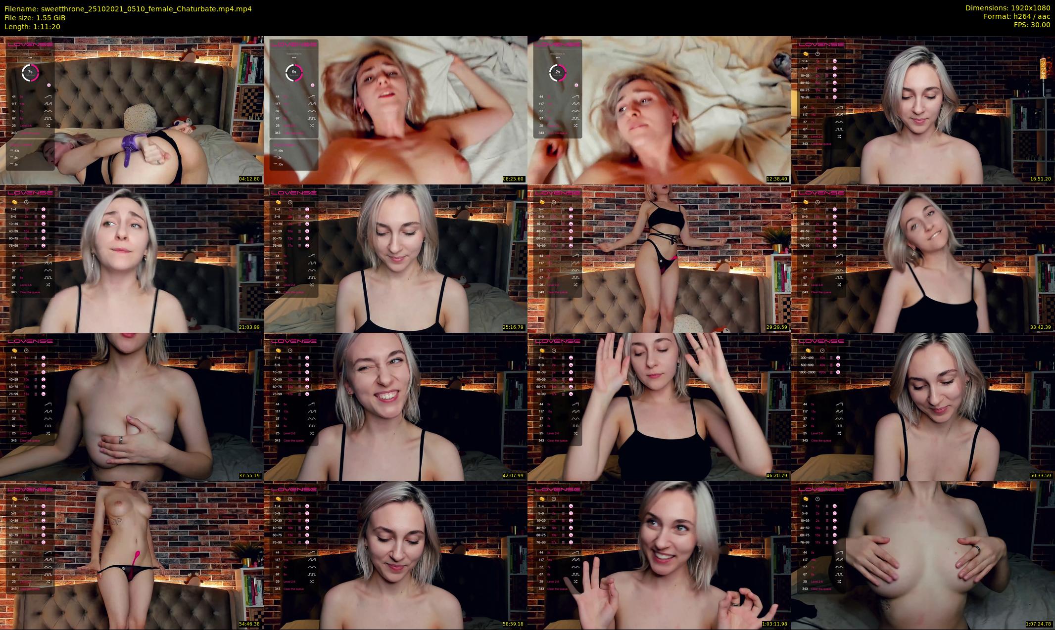 sweetthrone — 72 minute Chaturbate couple cam show recording, 1080p, Oct 25, 2021