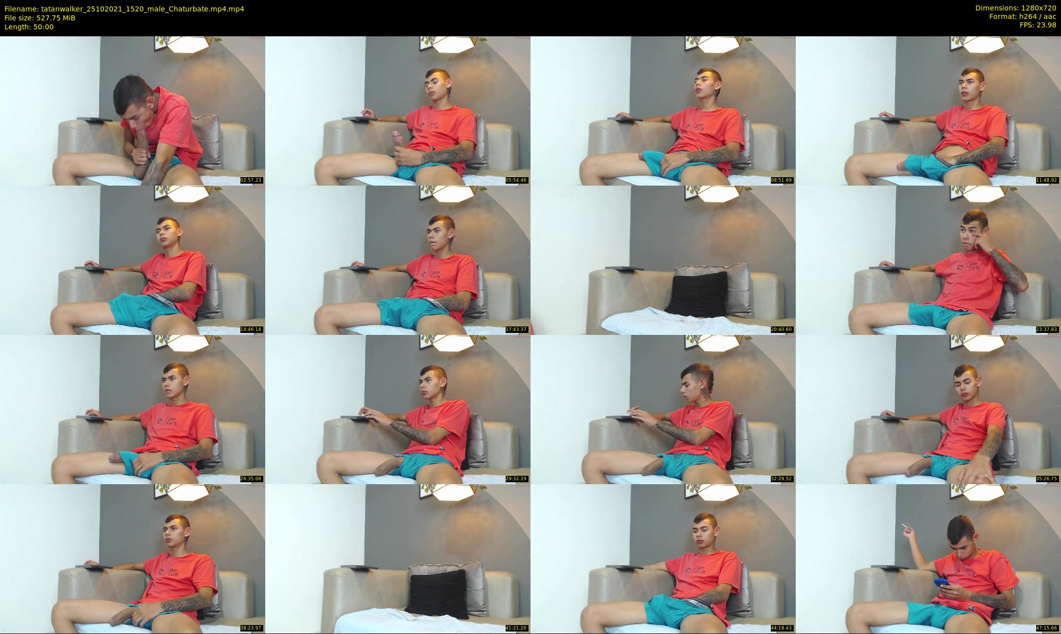 tatanwalker — 50 minute Chaturbate male cam show recording, 720p, Oct 25, 2021