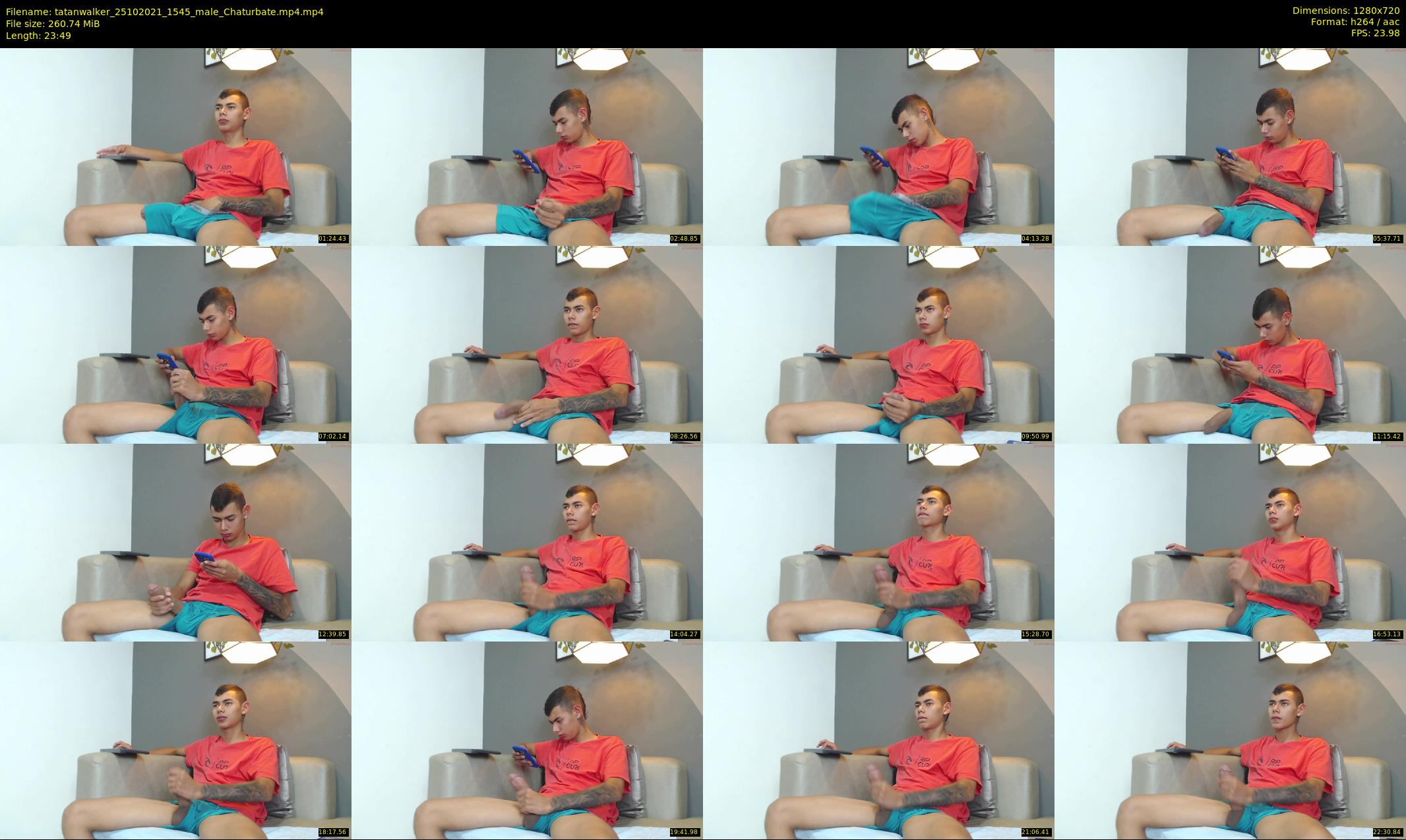 tatanwalker — 24 minute Chaturbate male cam show recording, 720p, Oct 25, 2021