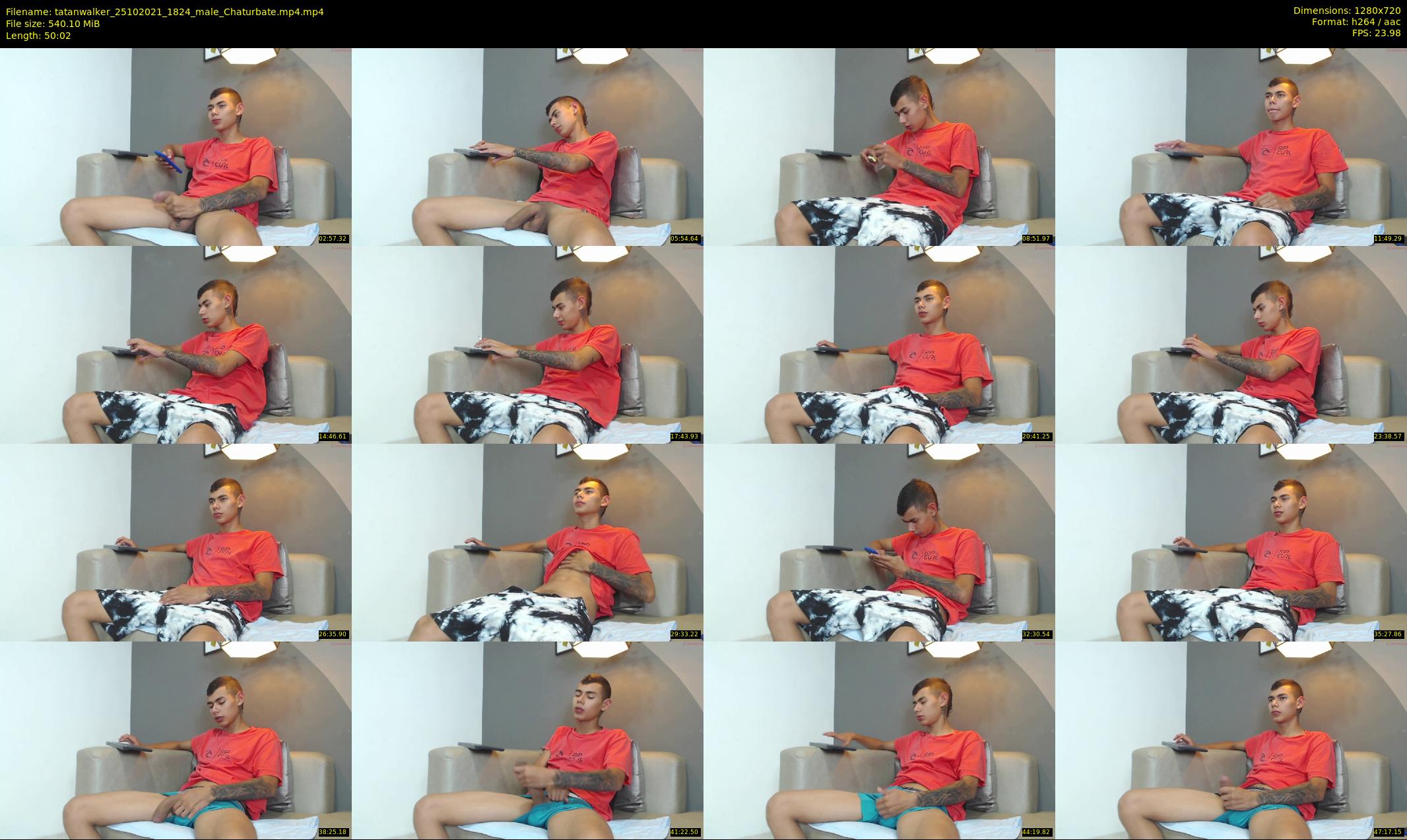 tatanwalker — 51 minute Chaturbate male cam show recording, 720p, Oct 25, 2021
