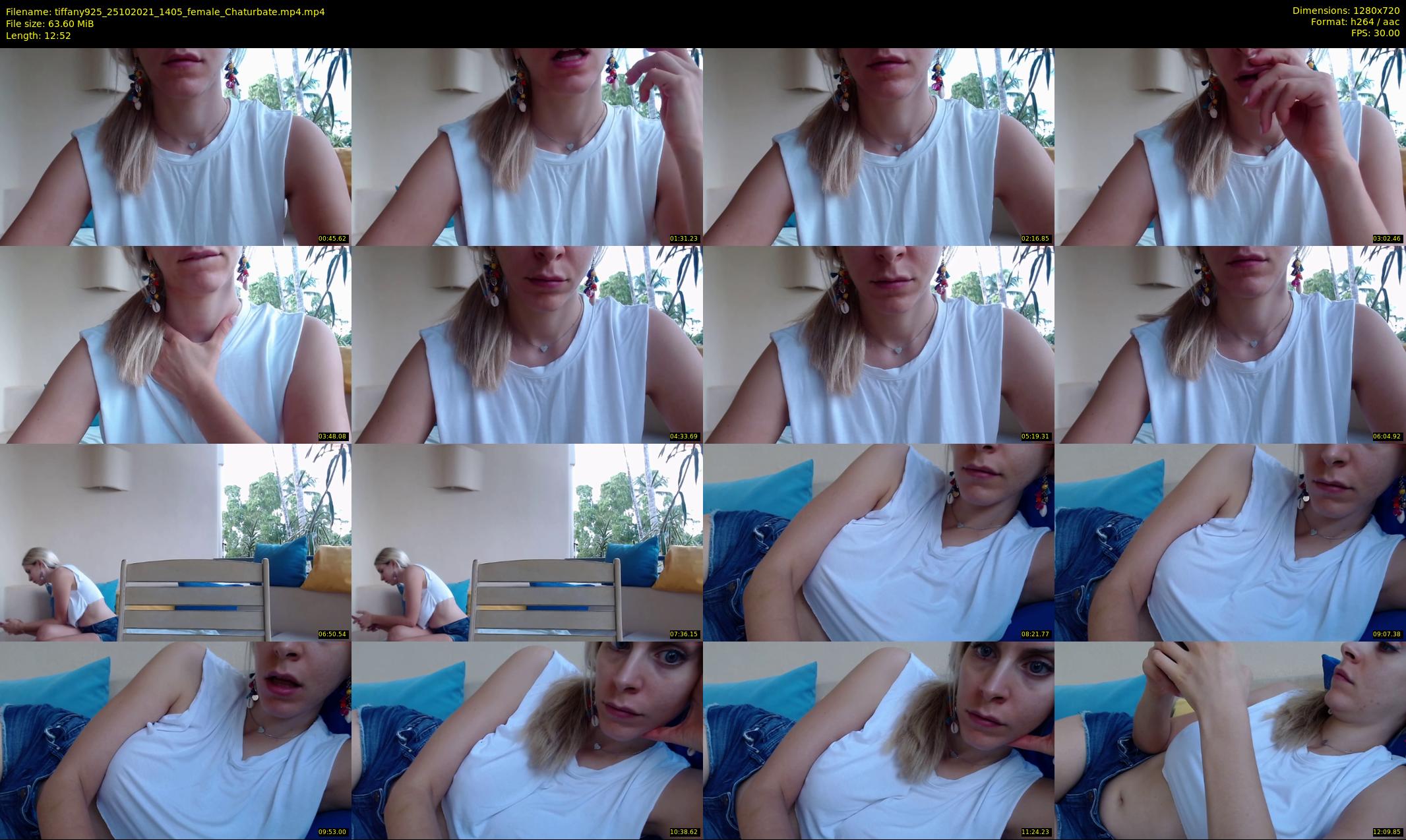 tiffany925 — 13 minute Chaturbate female cam show recording, 720p, Oct 25, 2021