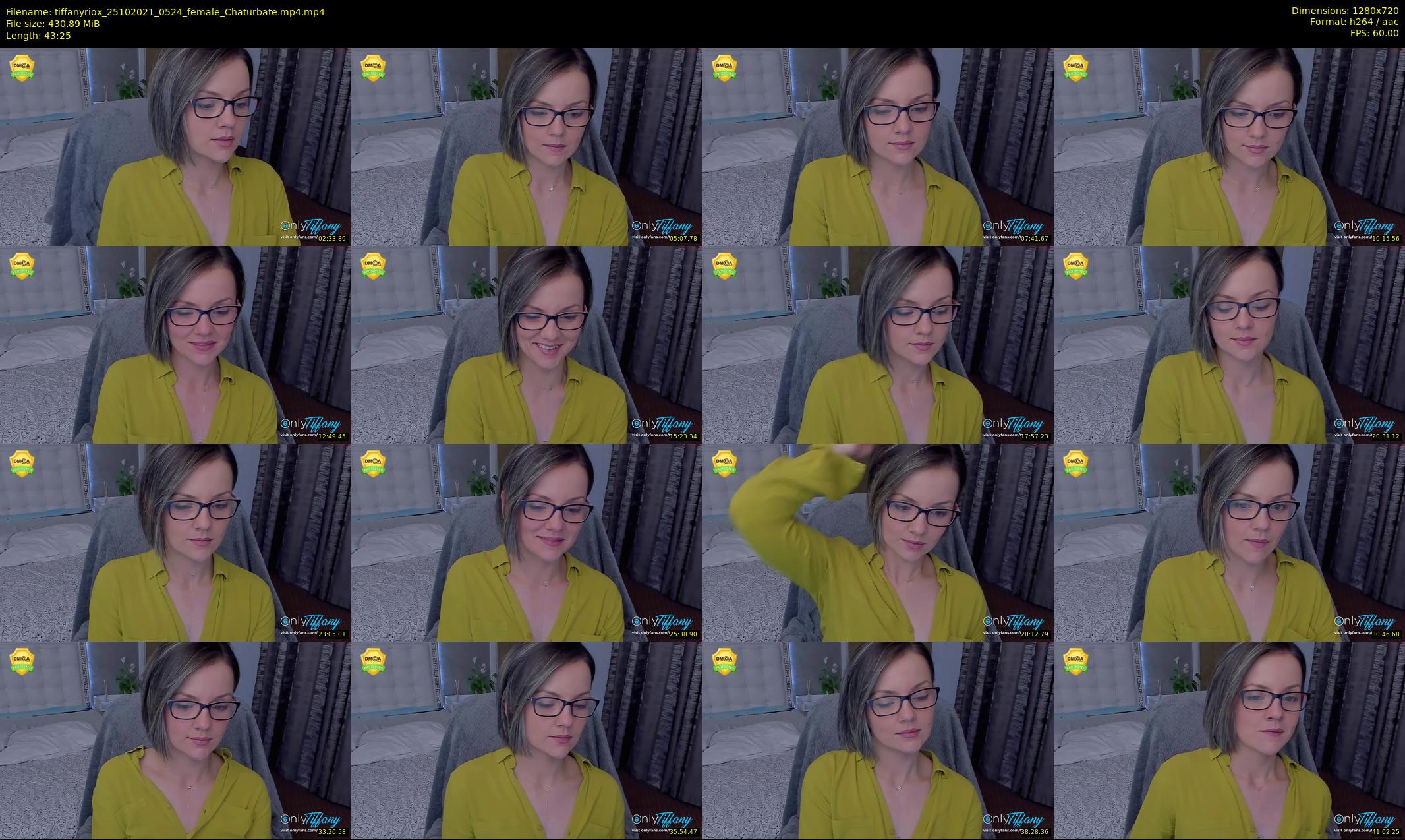 tiffanyriox — 44 minute Chaturbate female cam show recording, 720p, Oct 25, 2021