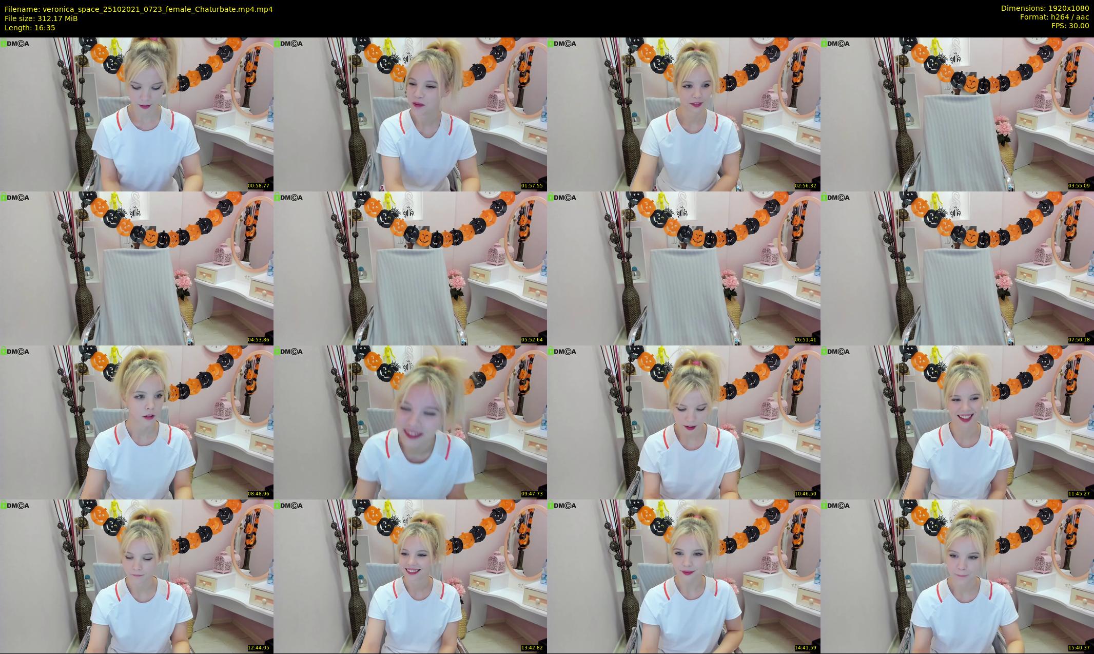 veronica_space — 17 minute Chaturbate female cam show recording, 1080p, Oct 25, 2021