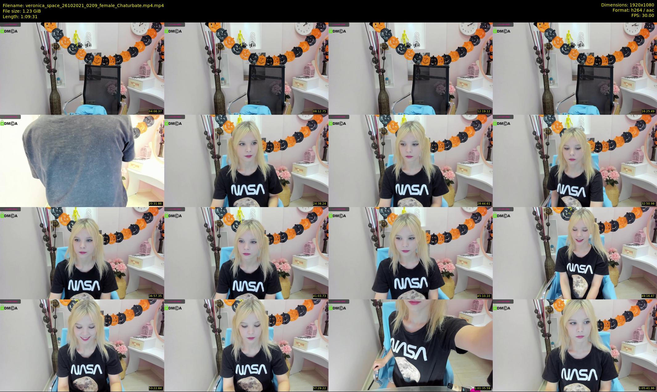 veronica_space — 70 minute Chaturbate female cam show recording, 1080p, Oct 26, 2021