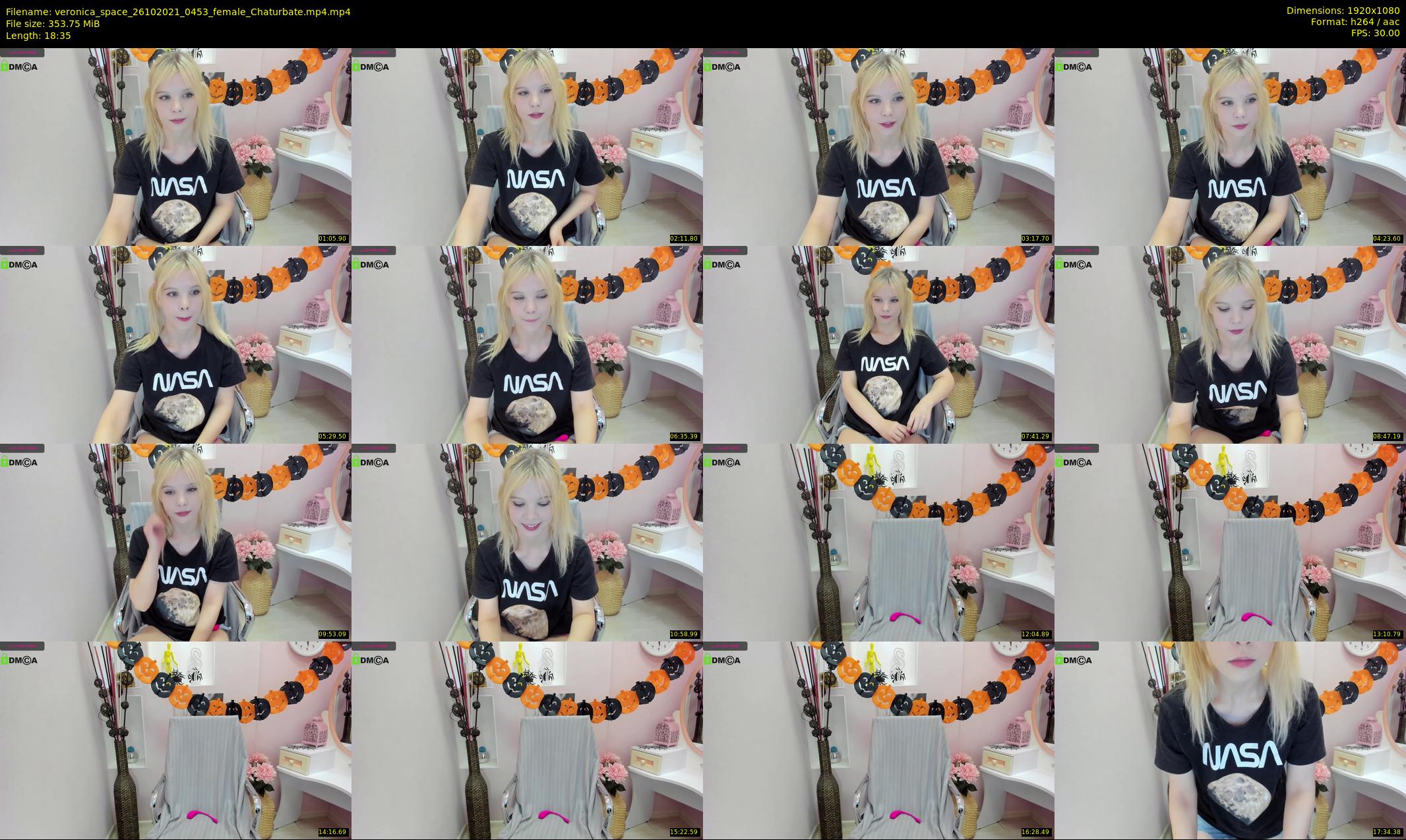 veronica_space — 19 minute Chaturbate female cam show recording, 1080p, Oct 26, 2021