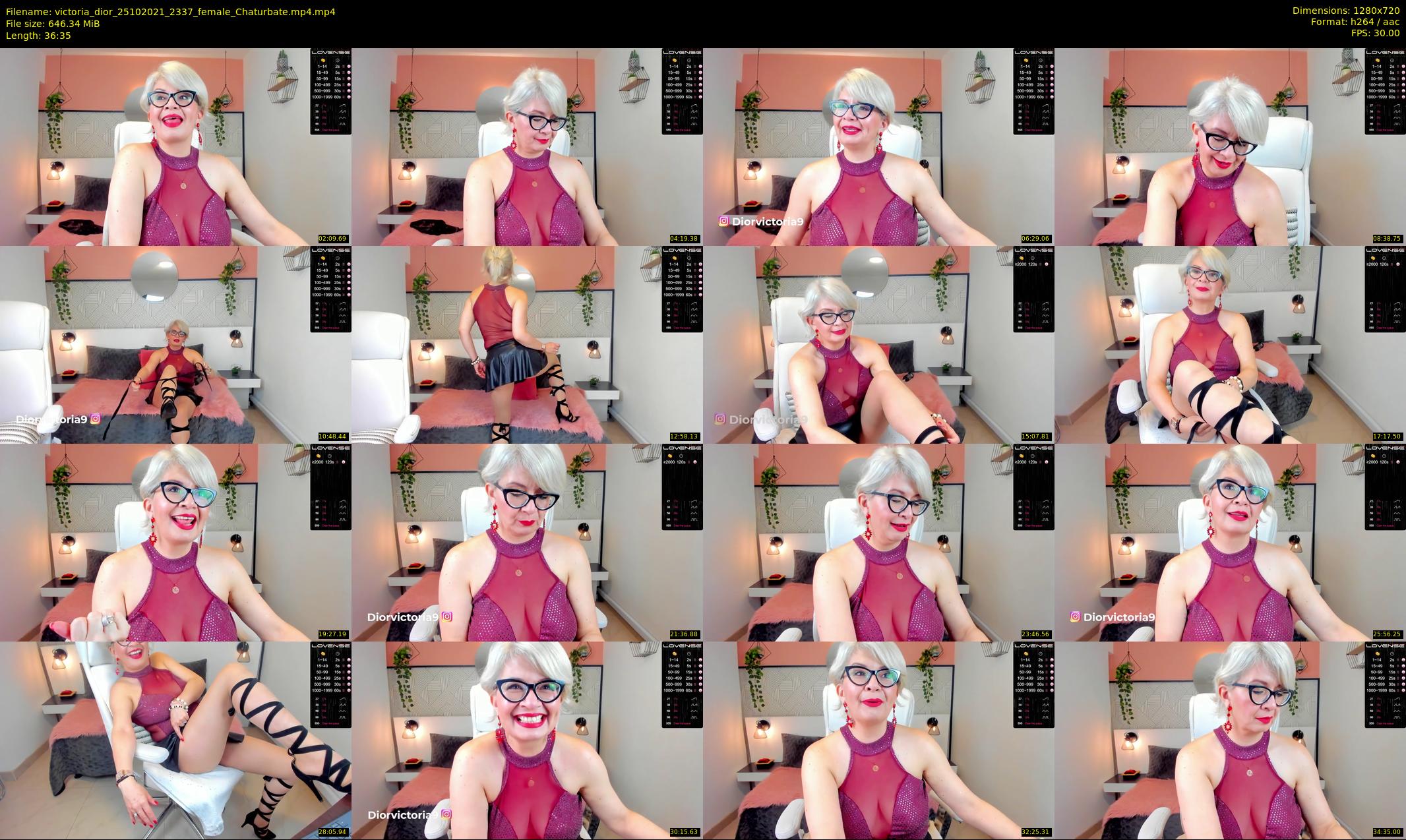 victoria_dior — 37 minute Chaturbate female cam show recording, 720p, Oct 25, 2021