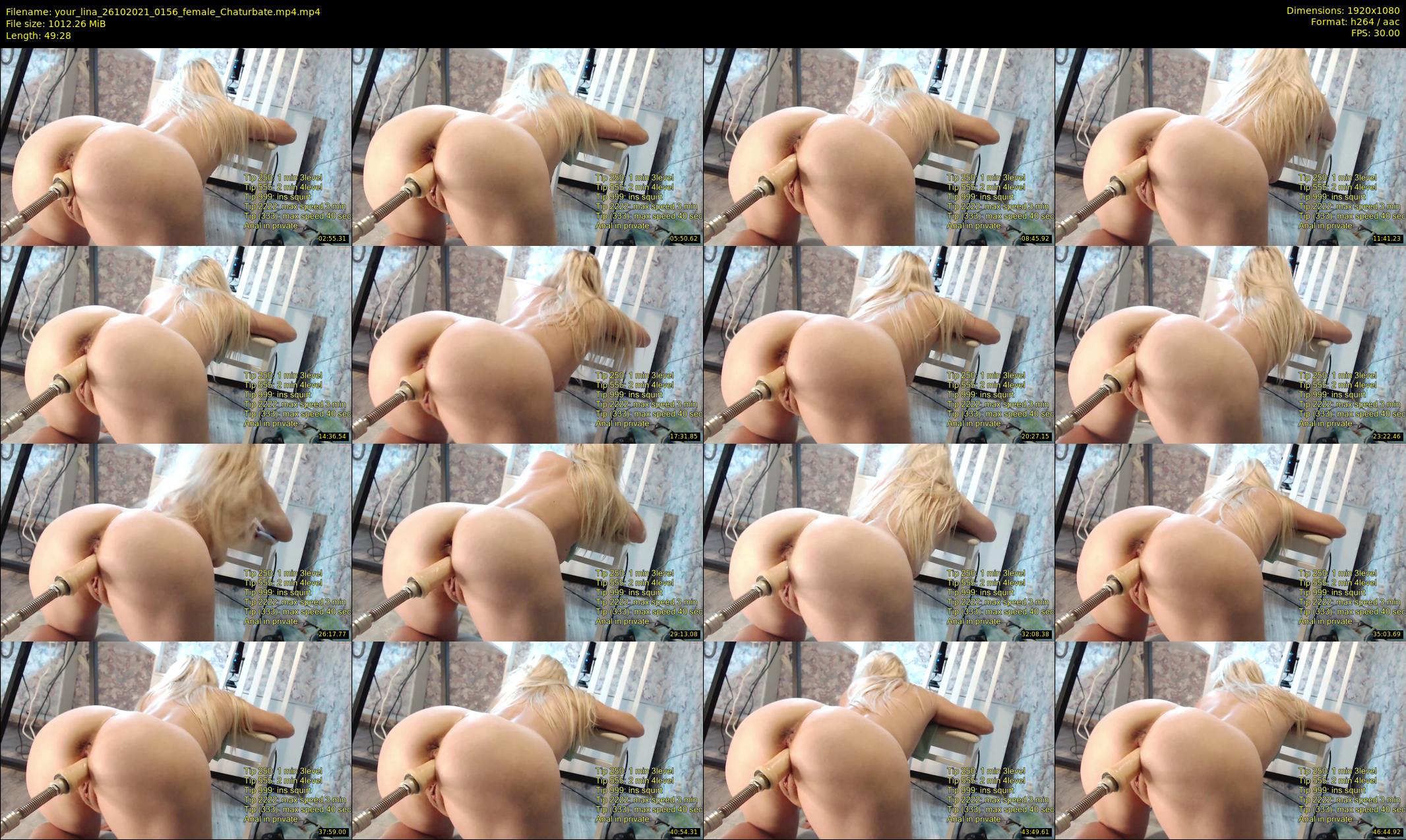 your_lina — 50 minute Chaturbate female cam show recording, 1080p, Oct 26, 2021