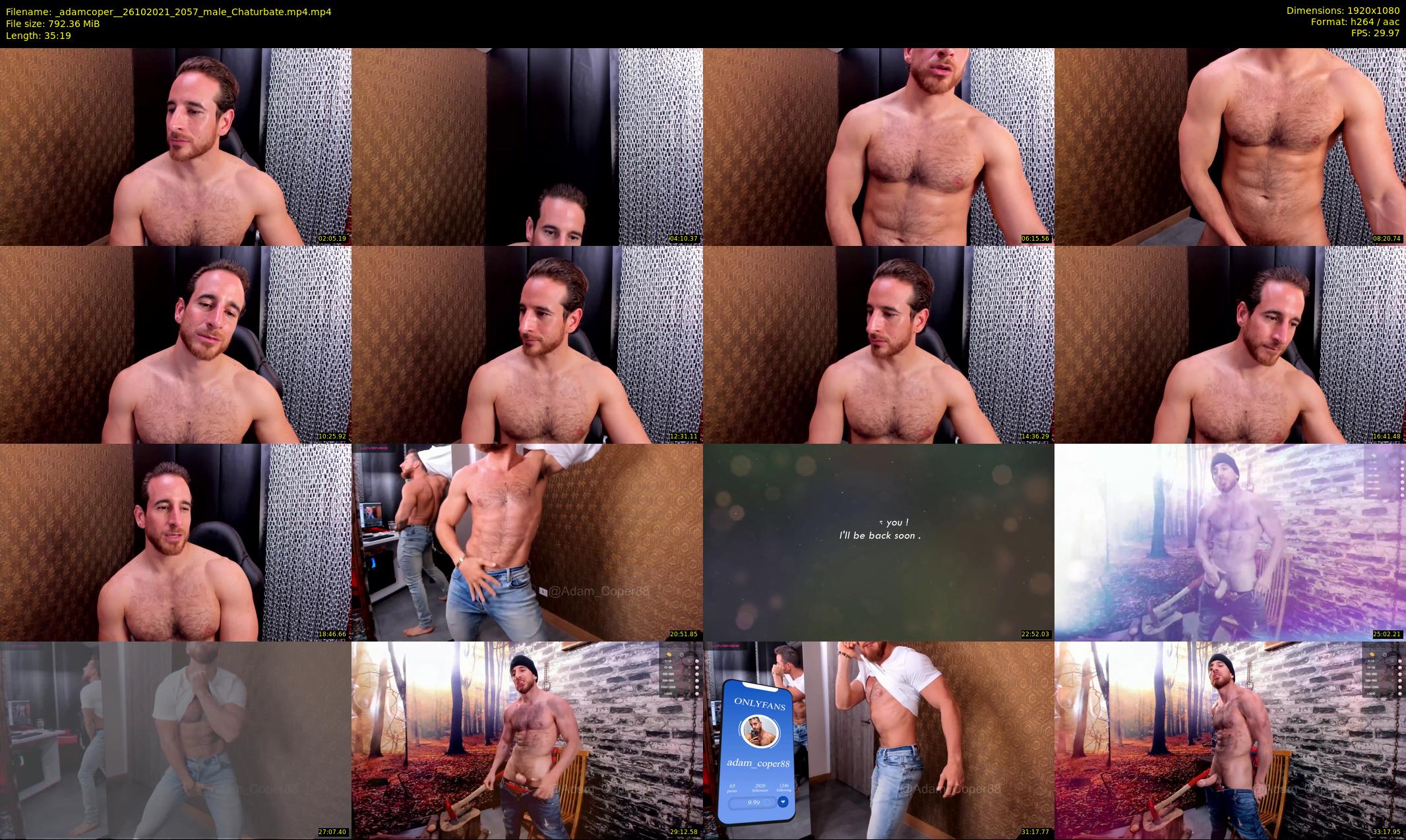 _adamcoper_ — 36 minute Chaturbate male cam show recording, 1080p, Oct 26, 2021