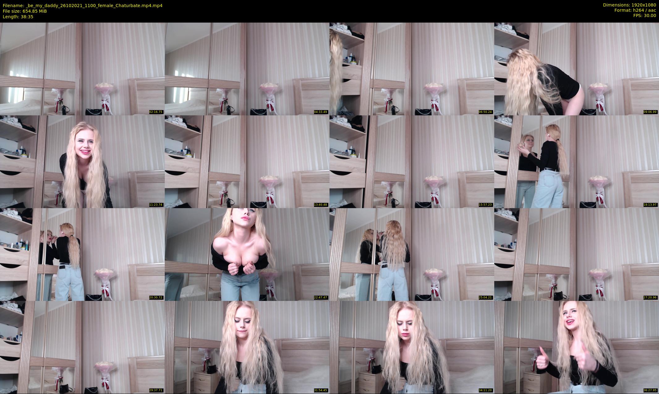_be_my_daddy — 39 minute Chaturbate female cam show recording, 1080p, Oct 26, 2021