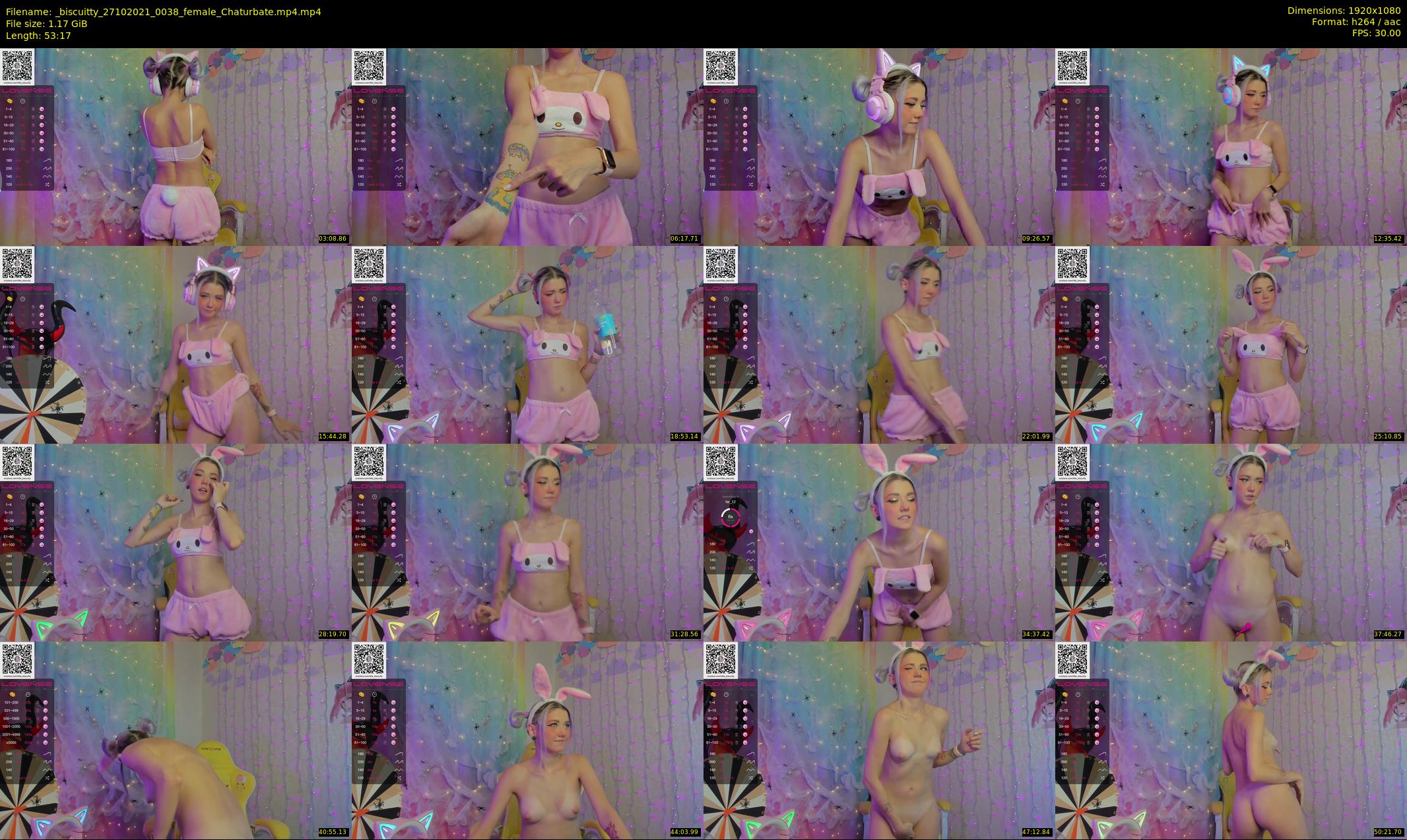 _biscuitty — 54 minute Chaturbate female cam show recording, 1080p, Oct 27, 2021