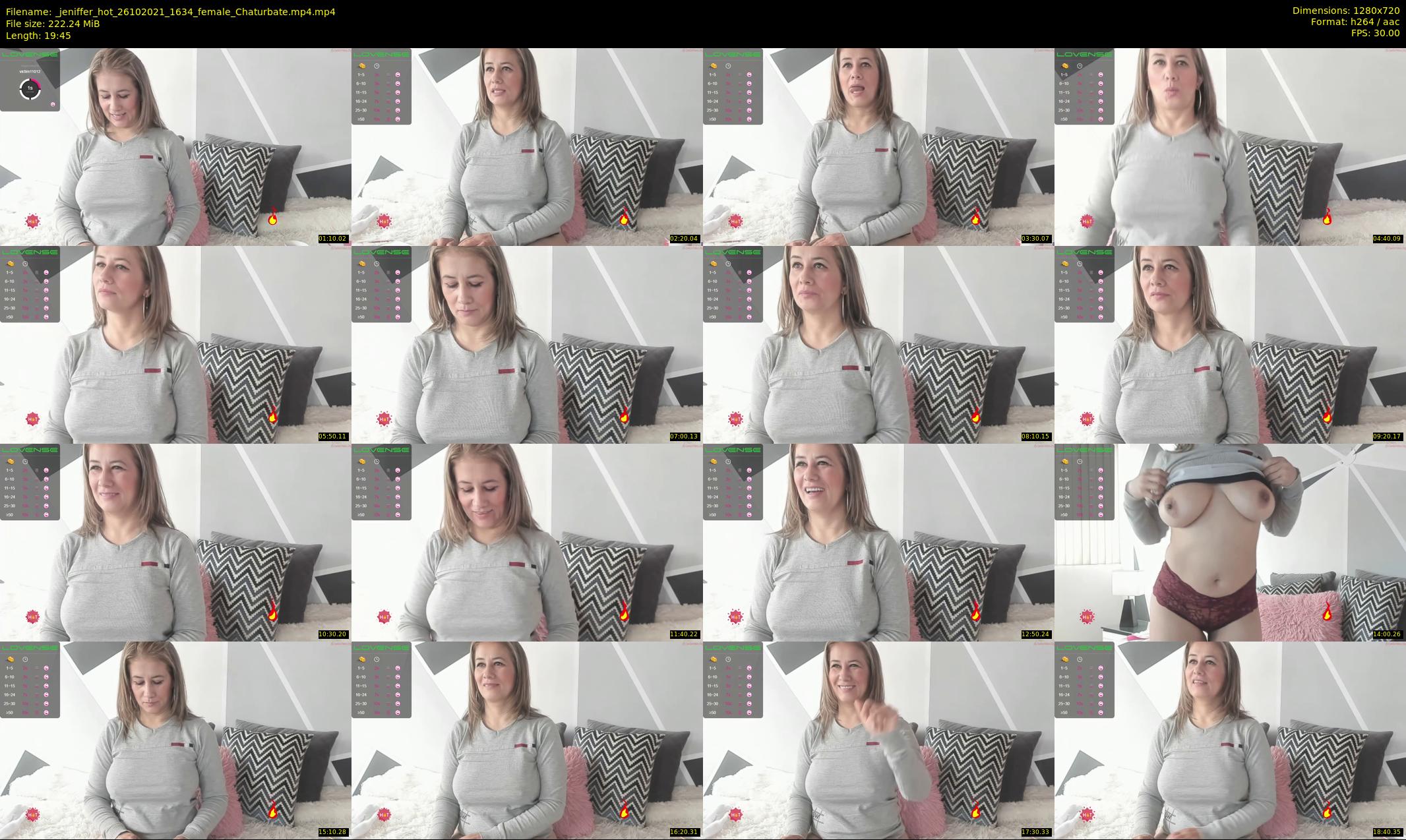 _jeniffer_hot — 20 minute Chaturbate female cam show recording, 720p, Oct 26, 2021