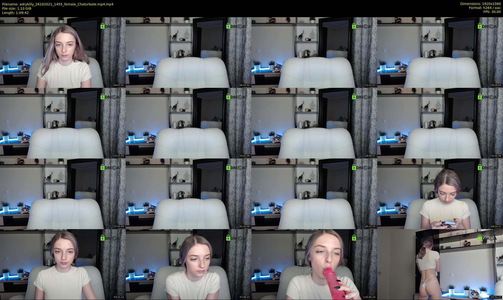 adrykilly — 70 minute Chaturbate female cam show recording, 1080p, Oct 26, 2021