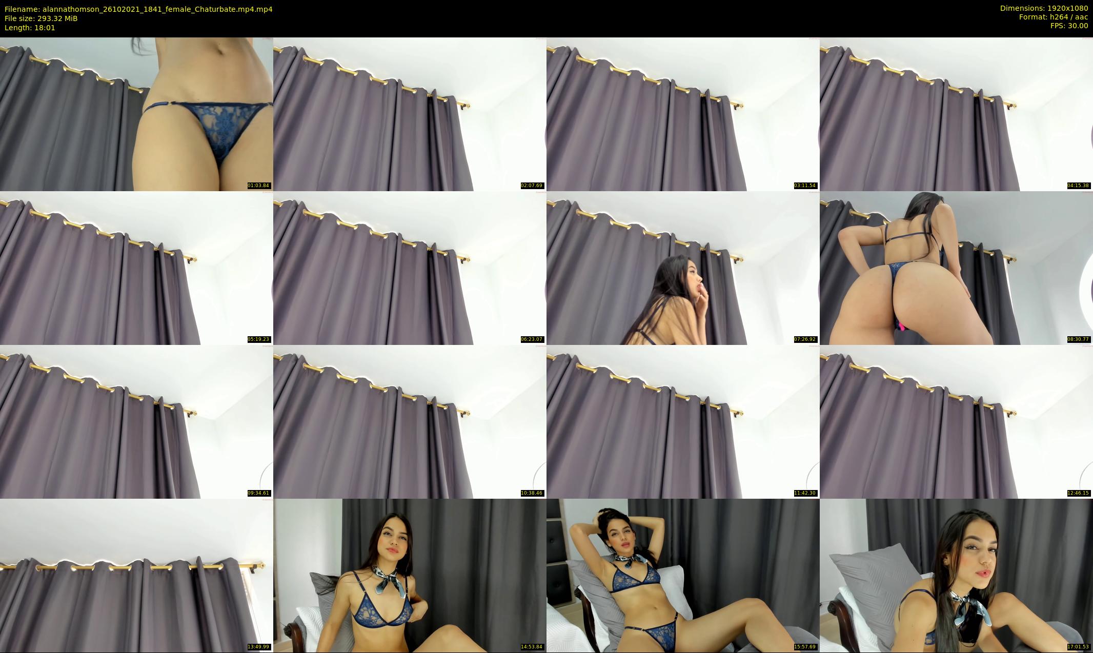 alannathomson — 19 minute Chaturbate female cam show recording, 1080p, Oct 26, 2021