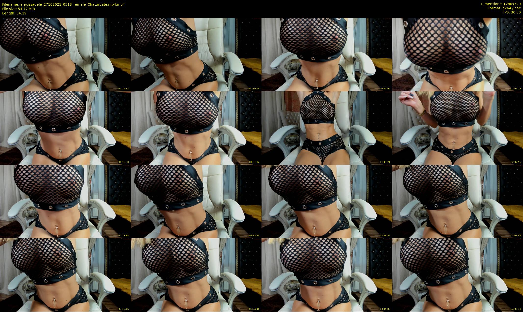 alexissadele — 5 minute Chaturbate female cam show recording, 720p, Oct 27, 2021