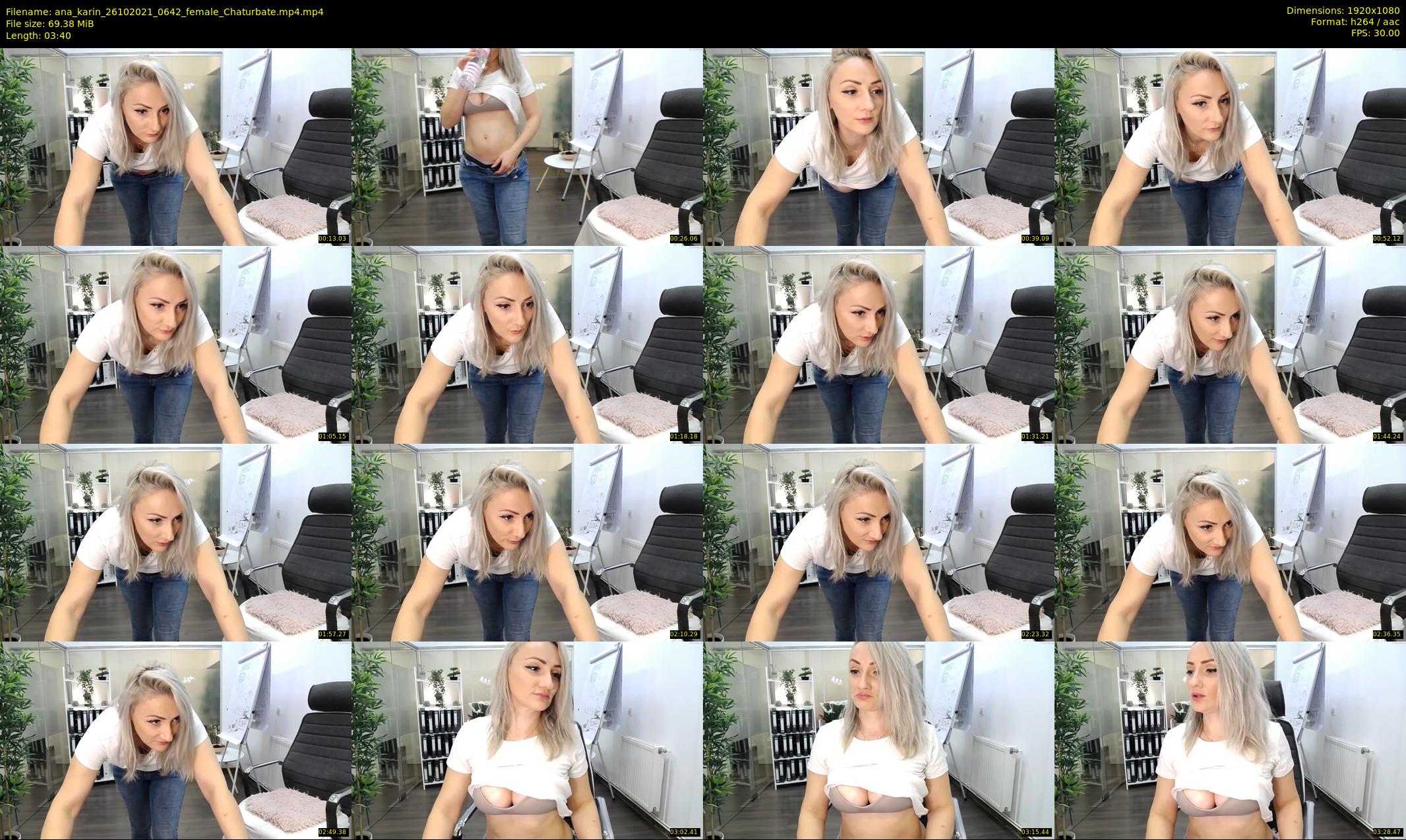ana_karin — 4 minute Chaturbate female cam show recording, 1080p, Oct 26, 2021