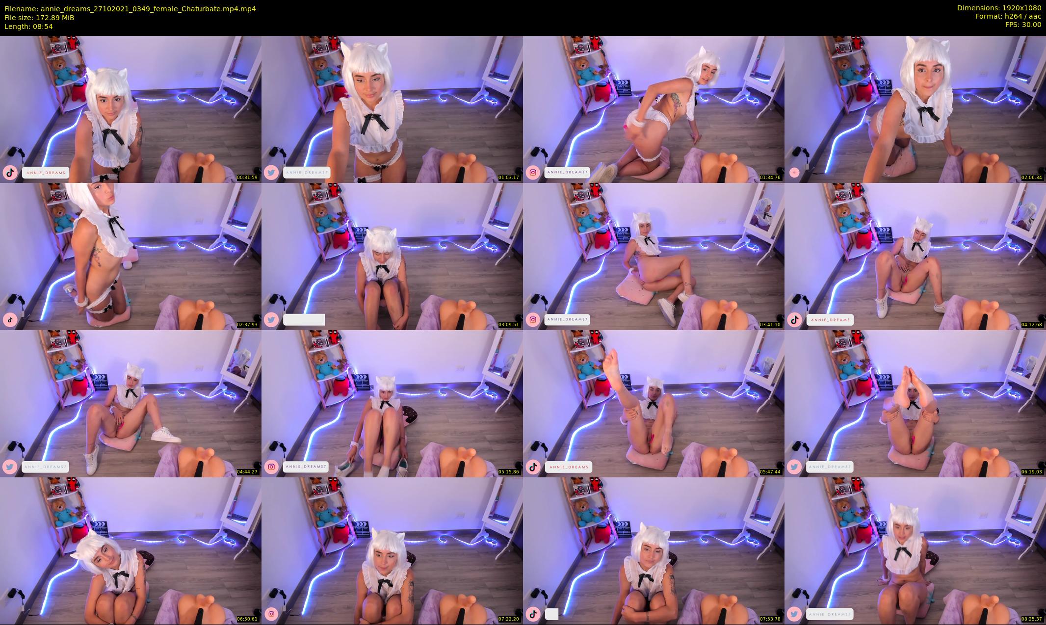 annie_dreams — 9 minute Chaturbate female cam show recording, 1080p, Oct 27, 2021