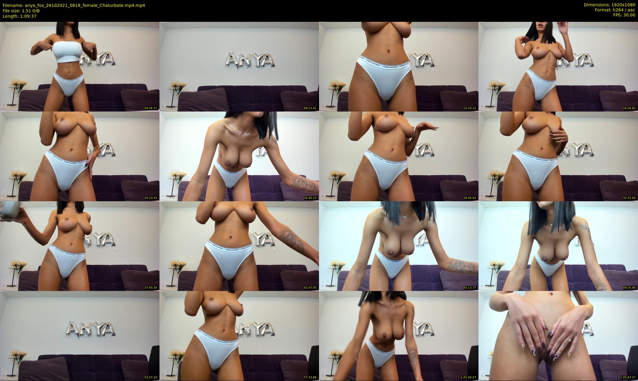 anya_fox — 70 minute Chaturbate female cam show recording, 1080p, Oct 26, 2021