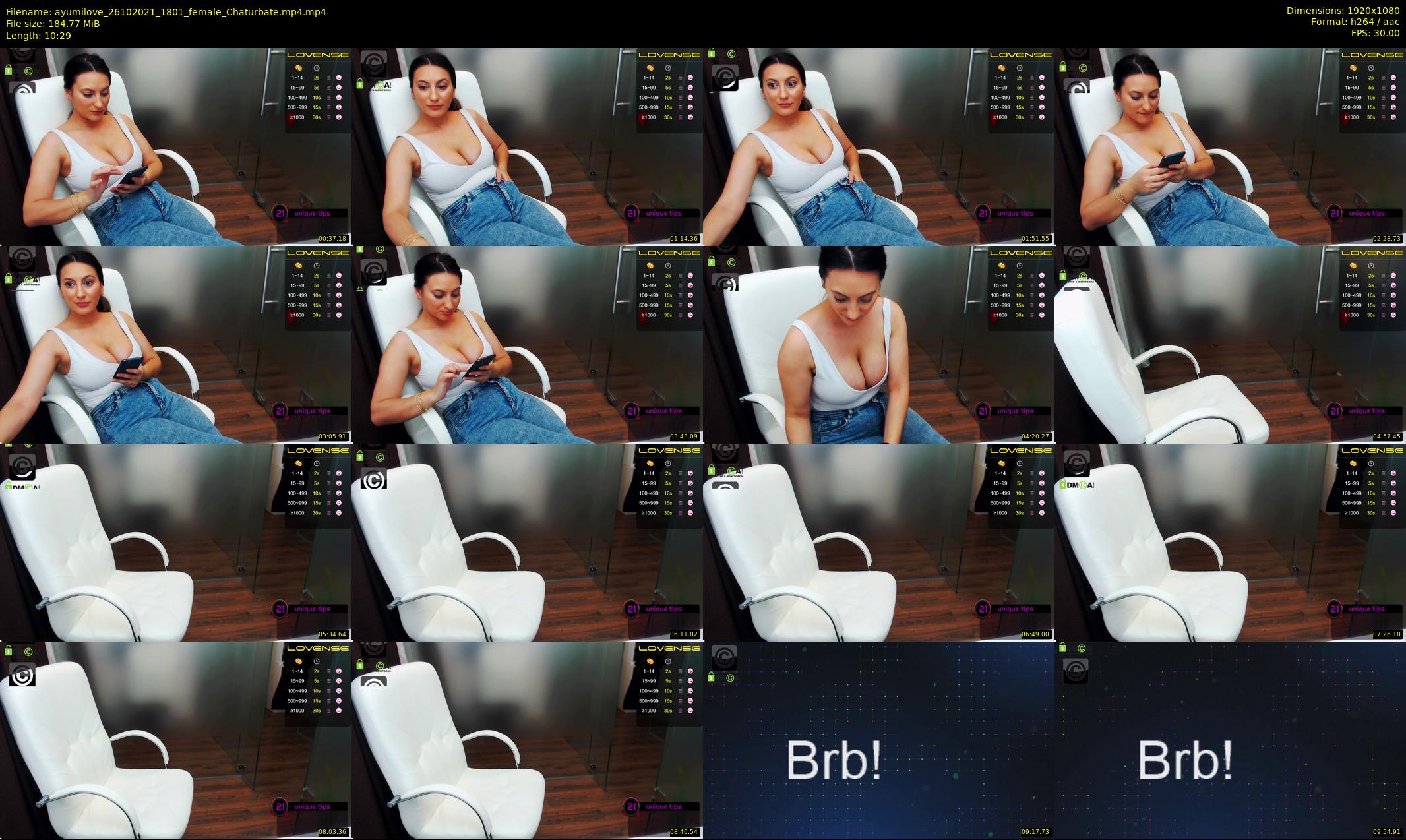 ayumilove — 11 minute Chaturbate female cam show recording, 1080p, Oct 26, 2021