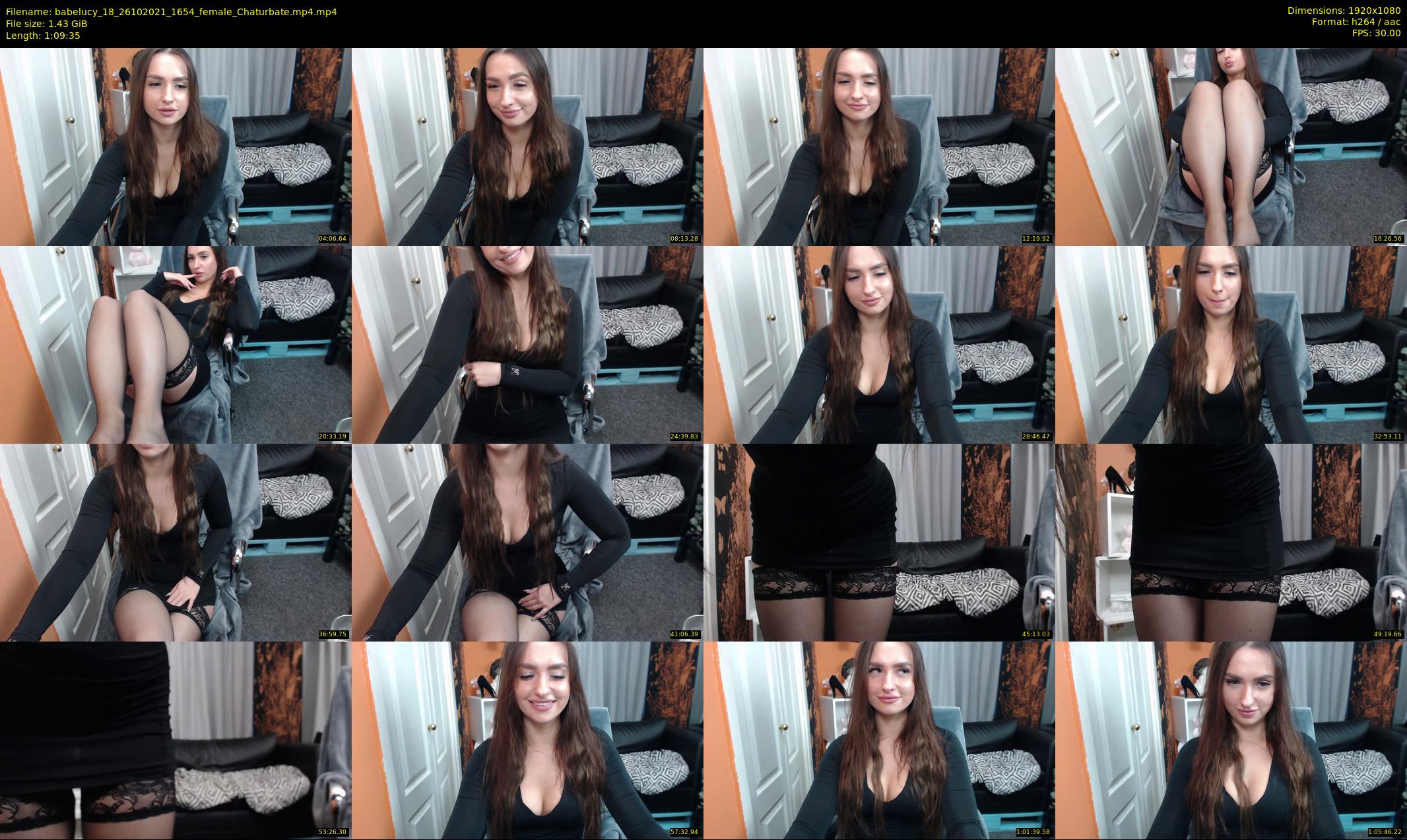 babelucy_18 — 70 minute Chaturbate female cam show recording, 1080p, Oct 26, 2021